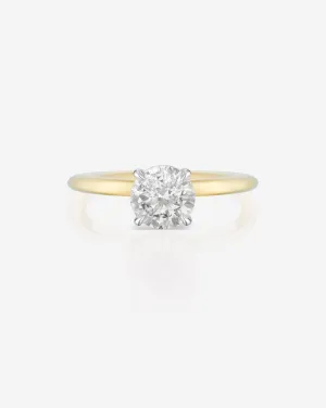 1.15 Lab Grown Round Cloud Solitaire