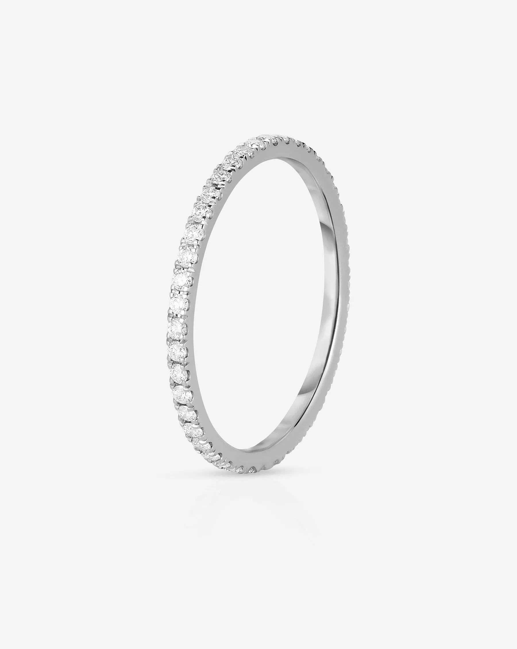 1.3 mm Perfect Pavé Diamond Ring