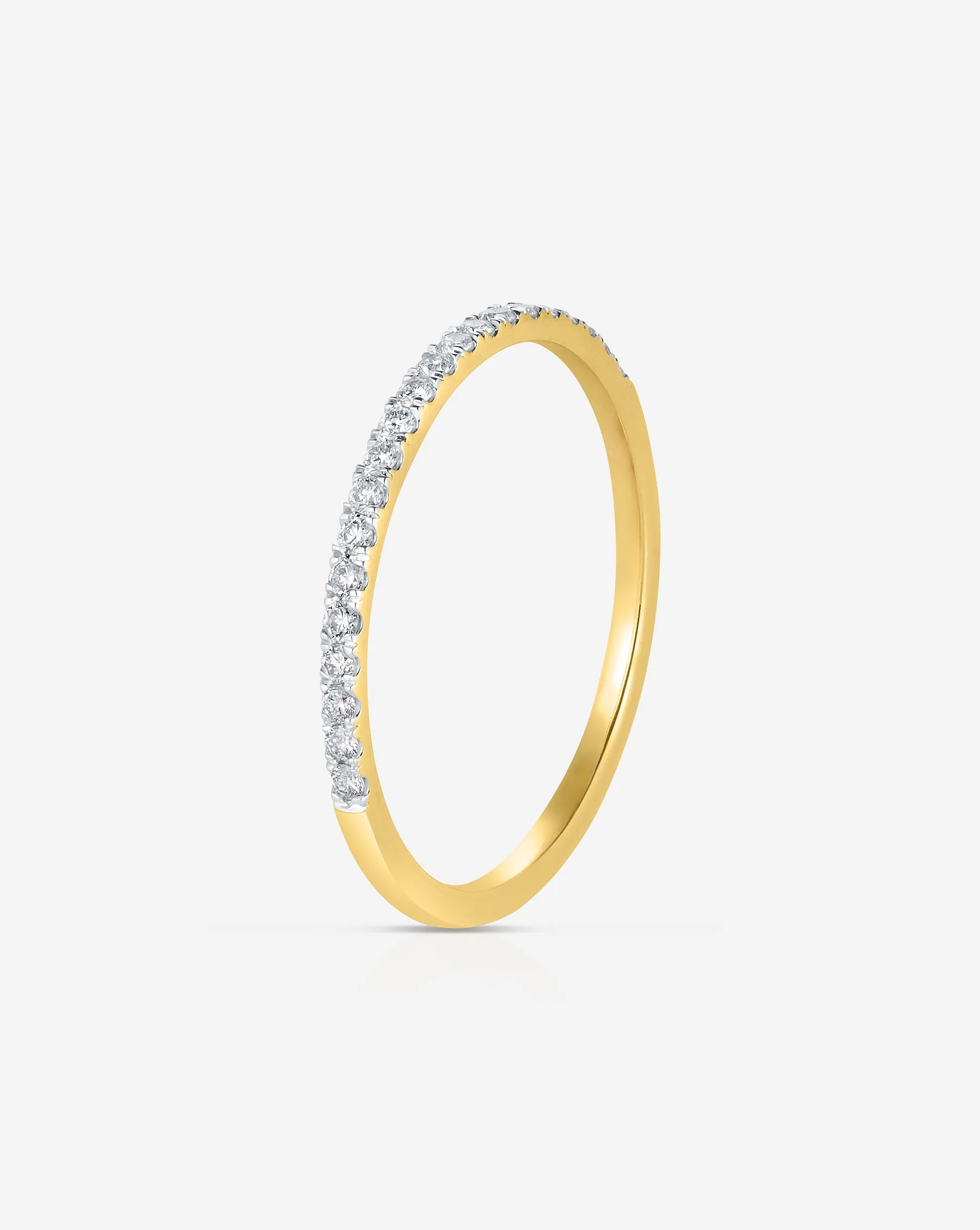 1.3 mm Perfect Pavé Diamond Ring
