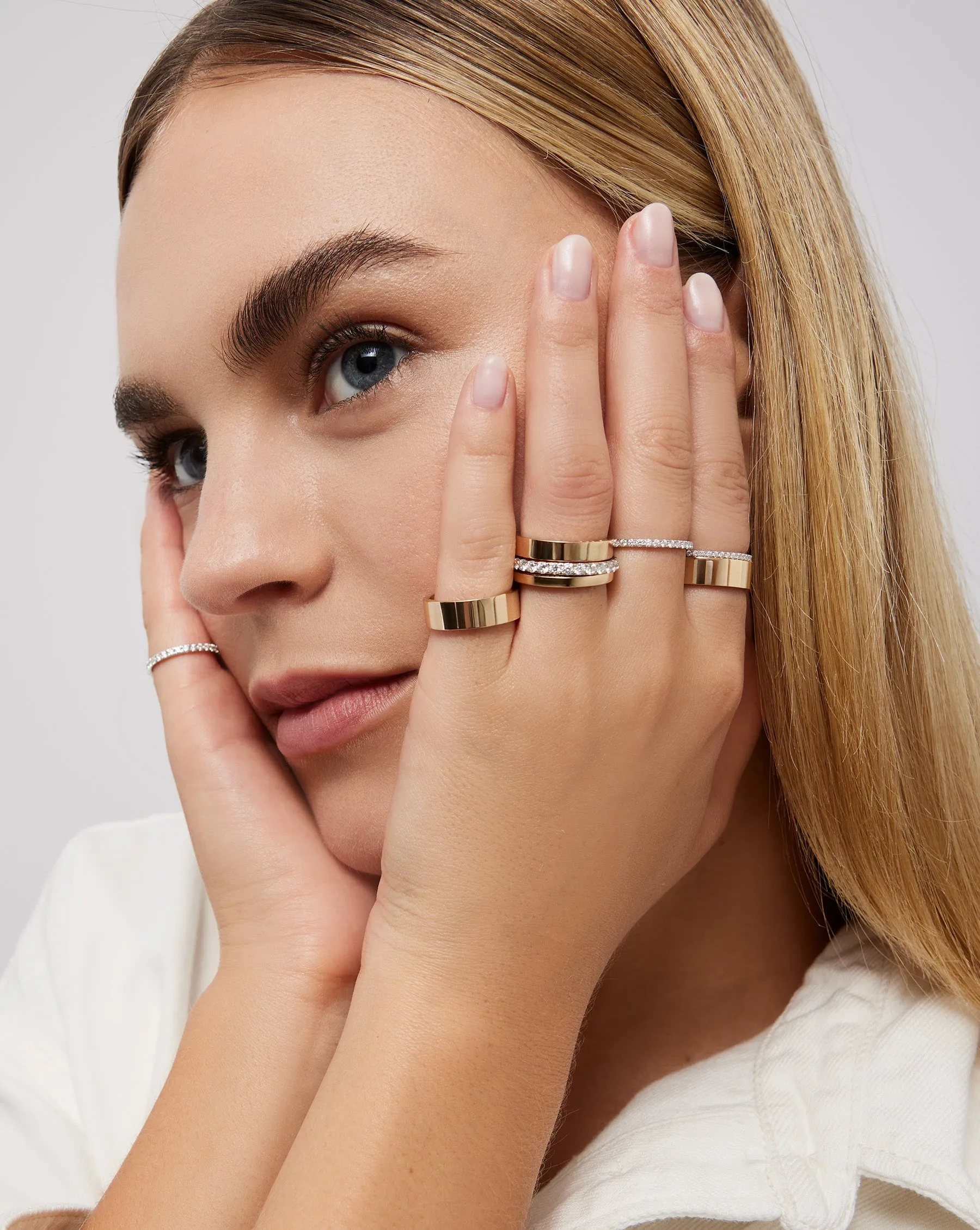 1.3 mm Perfect Pavé Diamond Ring