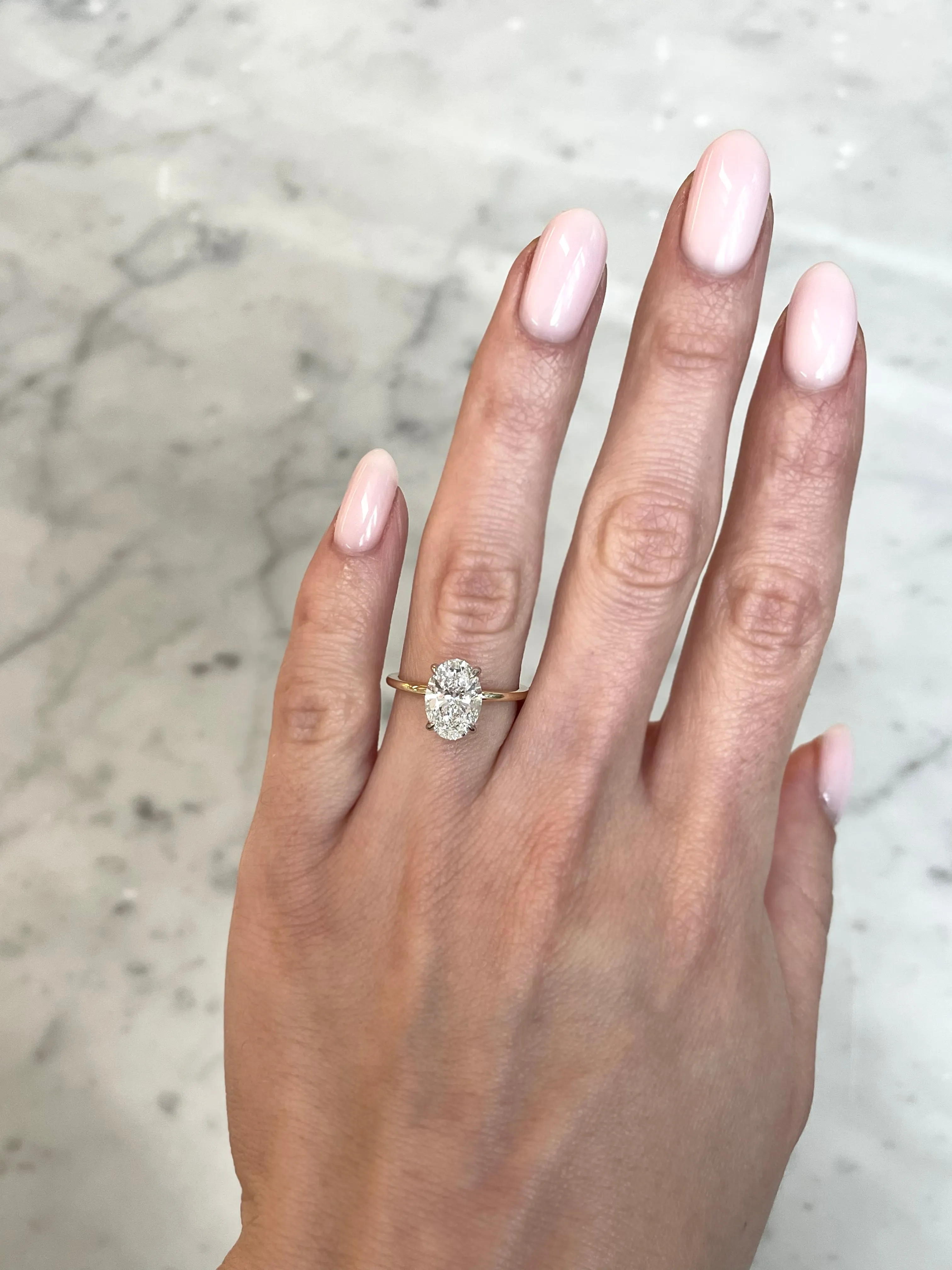 2.05 Lab Grown Oval Whisper Thin®