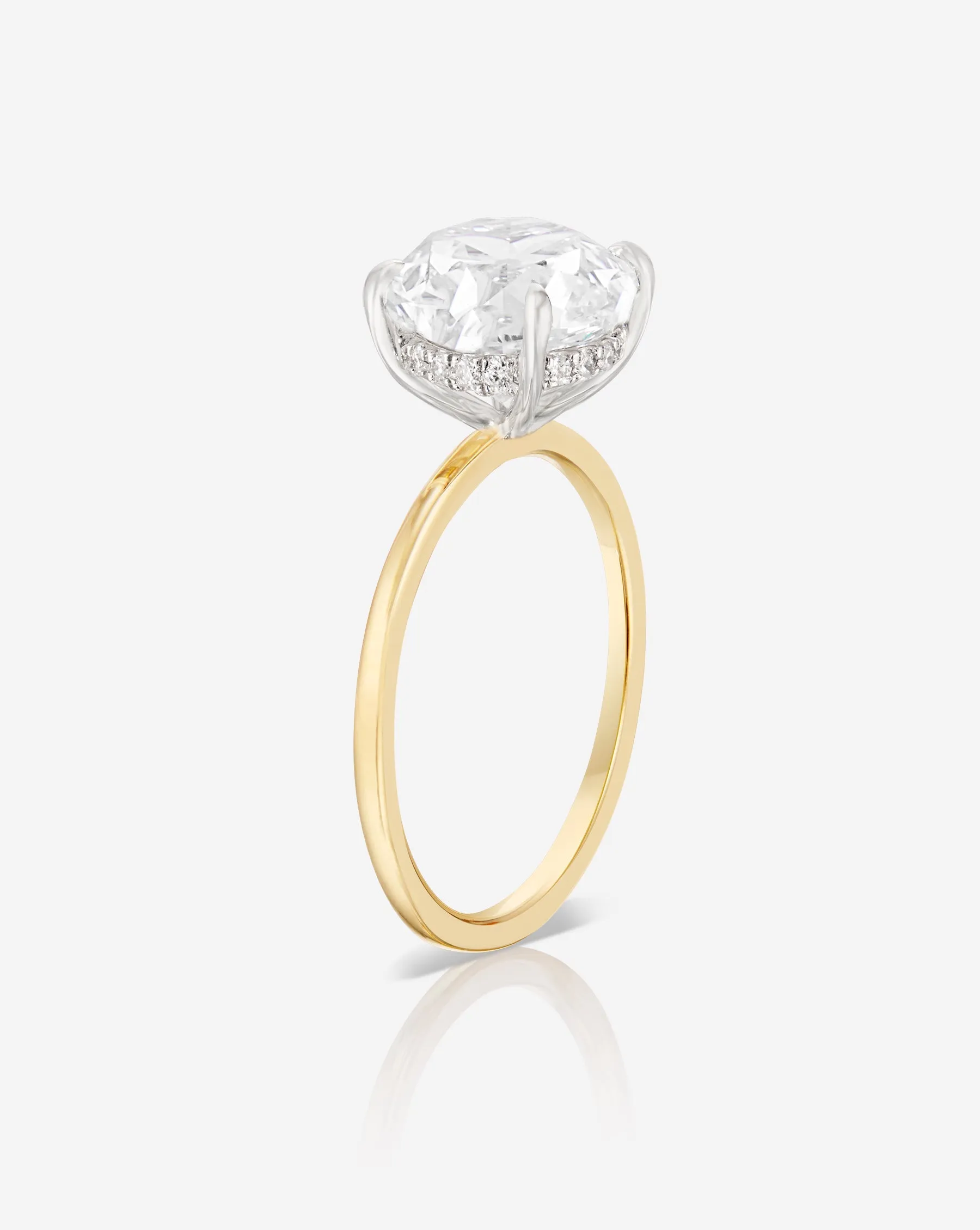 3.31 Lab Grown Old European Whisper Thin® Hidden Halo