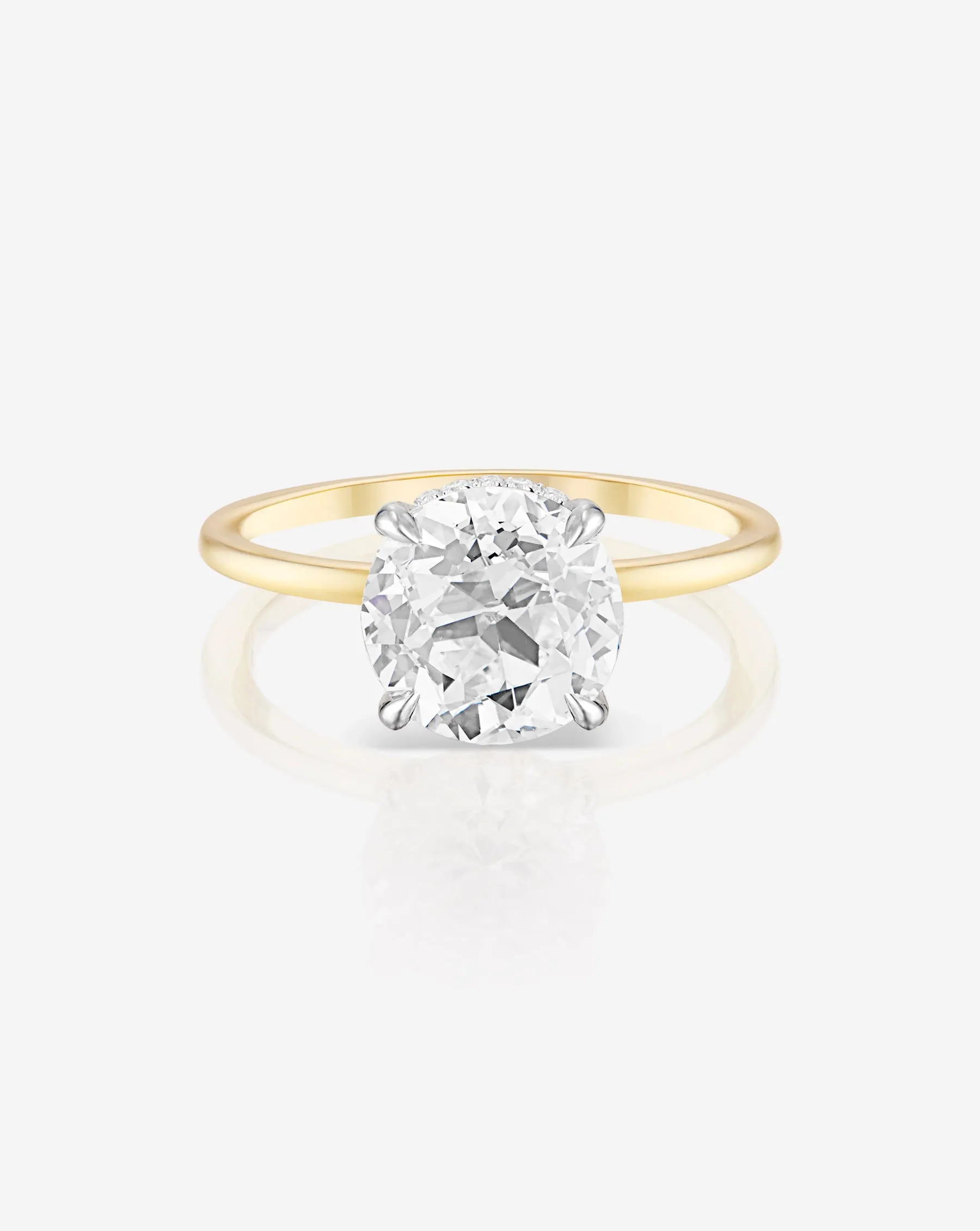 3.31 Lab Grown Old European Whisper Thin® Hidden Halo