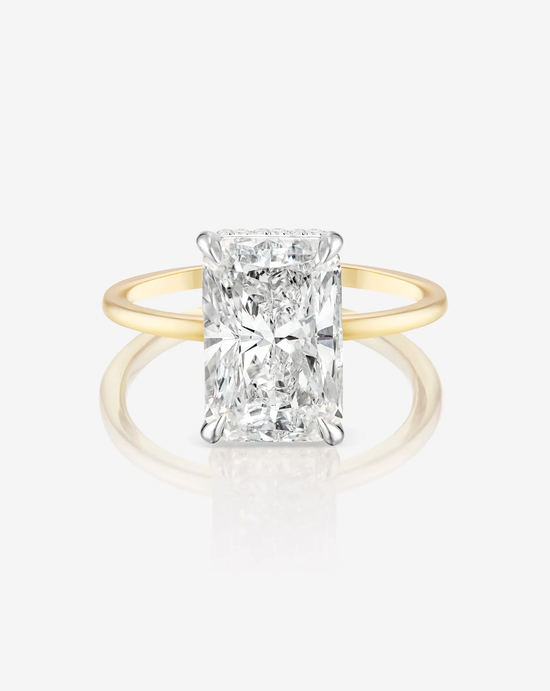 3.31 Lab Grown Radiant Whisper Thin® Hidden Halo