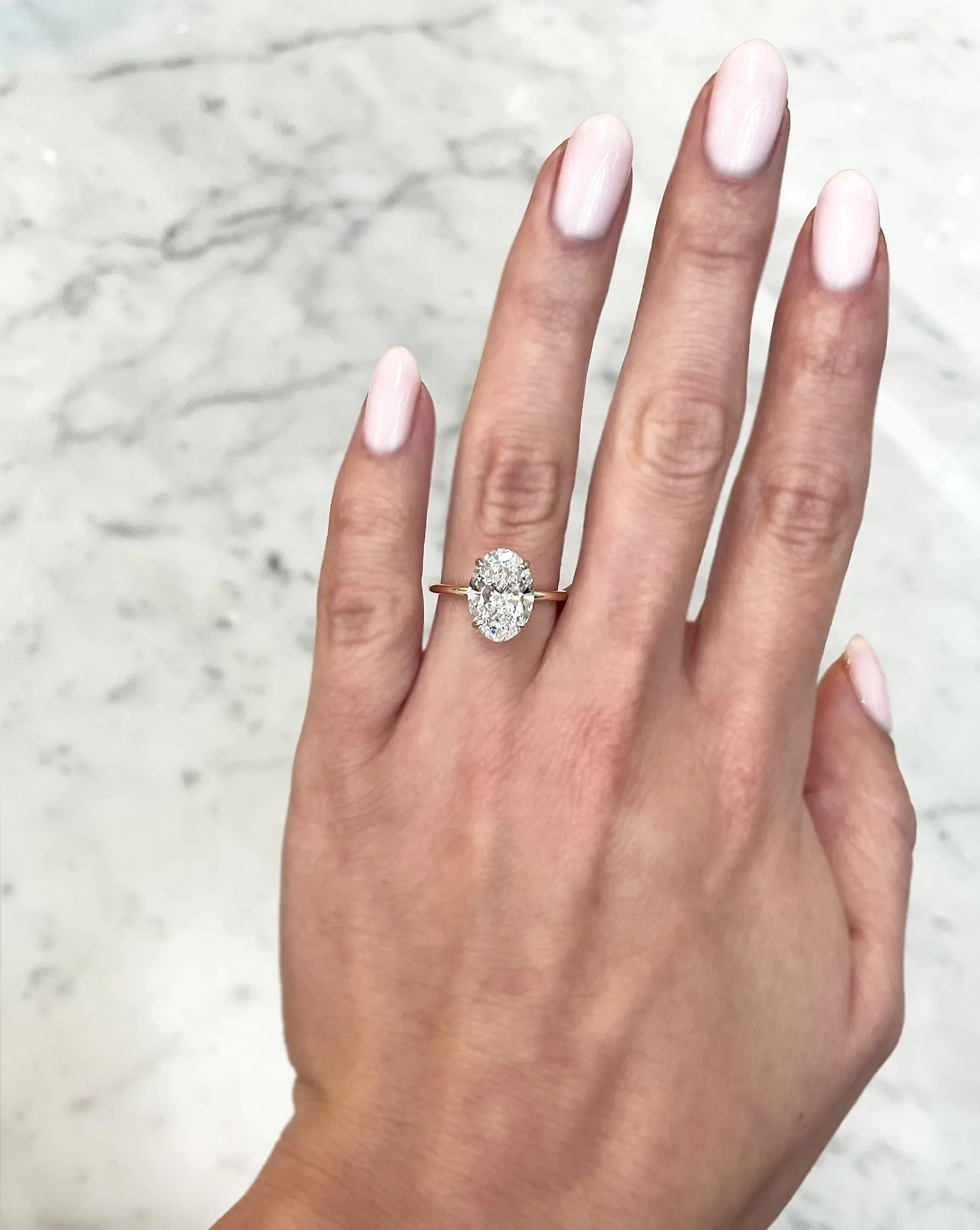 4.25 Lab Grown Oval Whisper Thin®