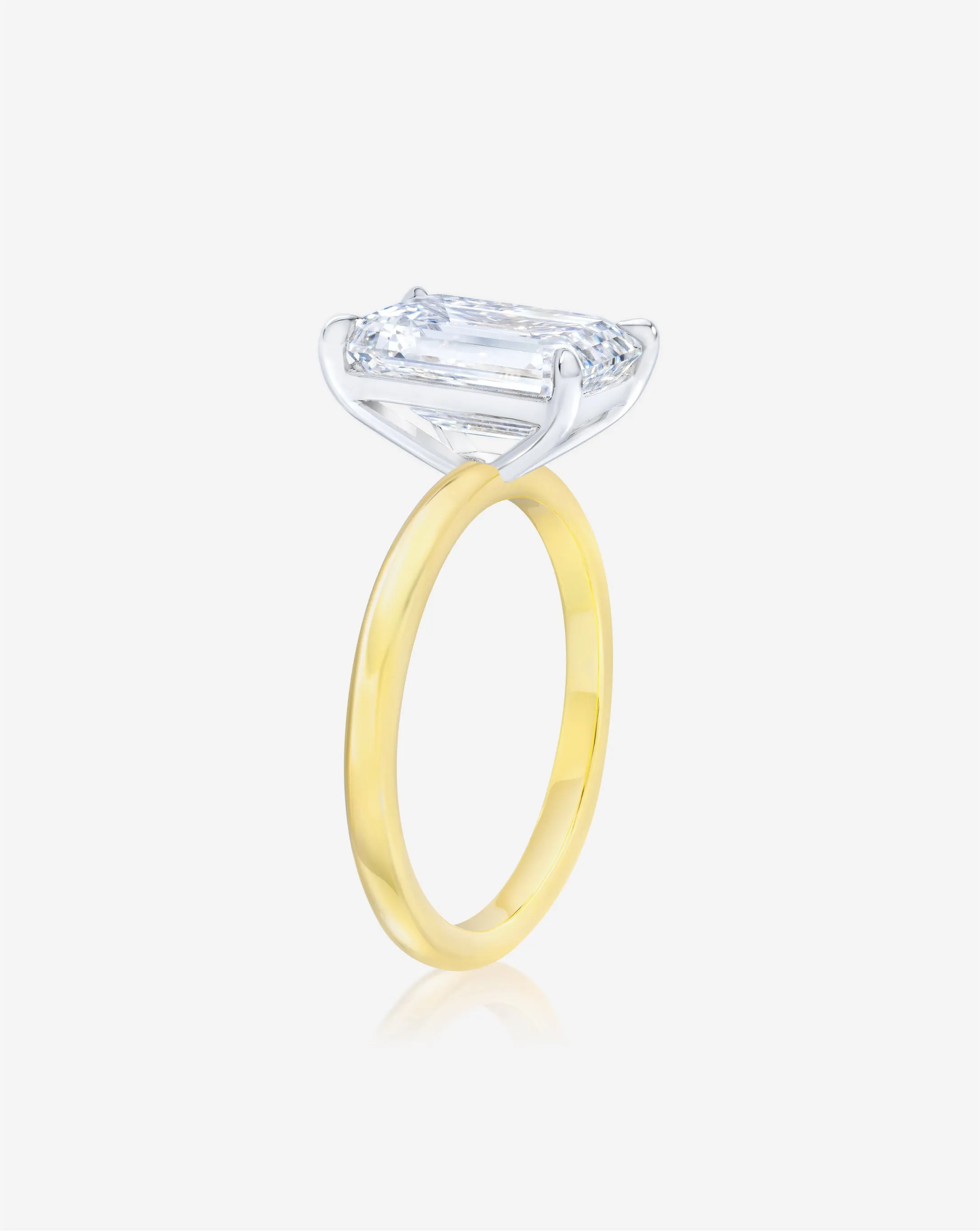 5.03 Lab Grown Emerald Cloud Solitaire