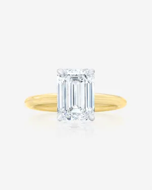 5.03 Lab Grown Emerald Cloud Solitaire