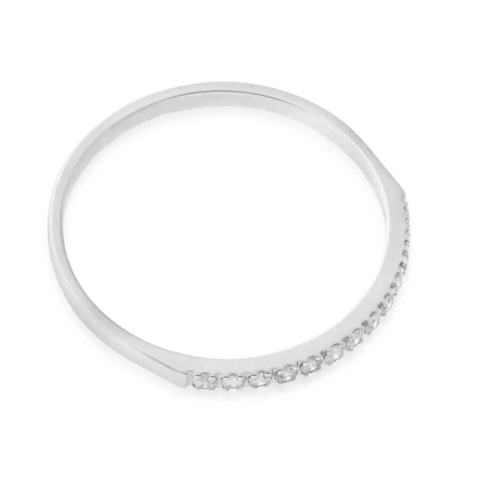 9ct White Gold Eternity Ring with 13 Diamonds
