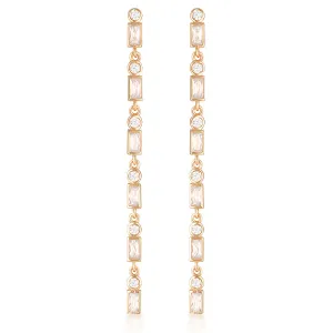 Addison Drop Earrings Rose Gold
