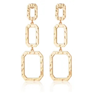 Allegra Drop Earrings Rose Gold