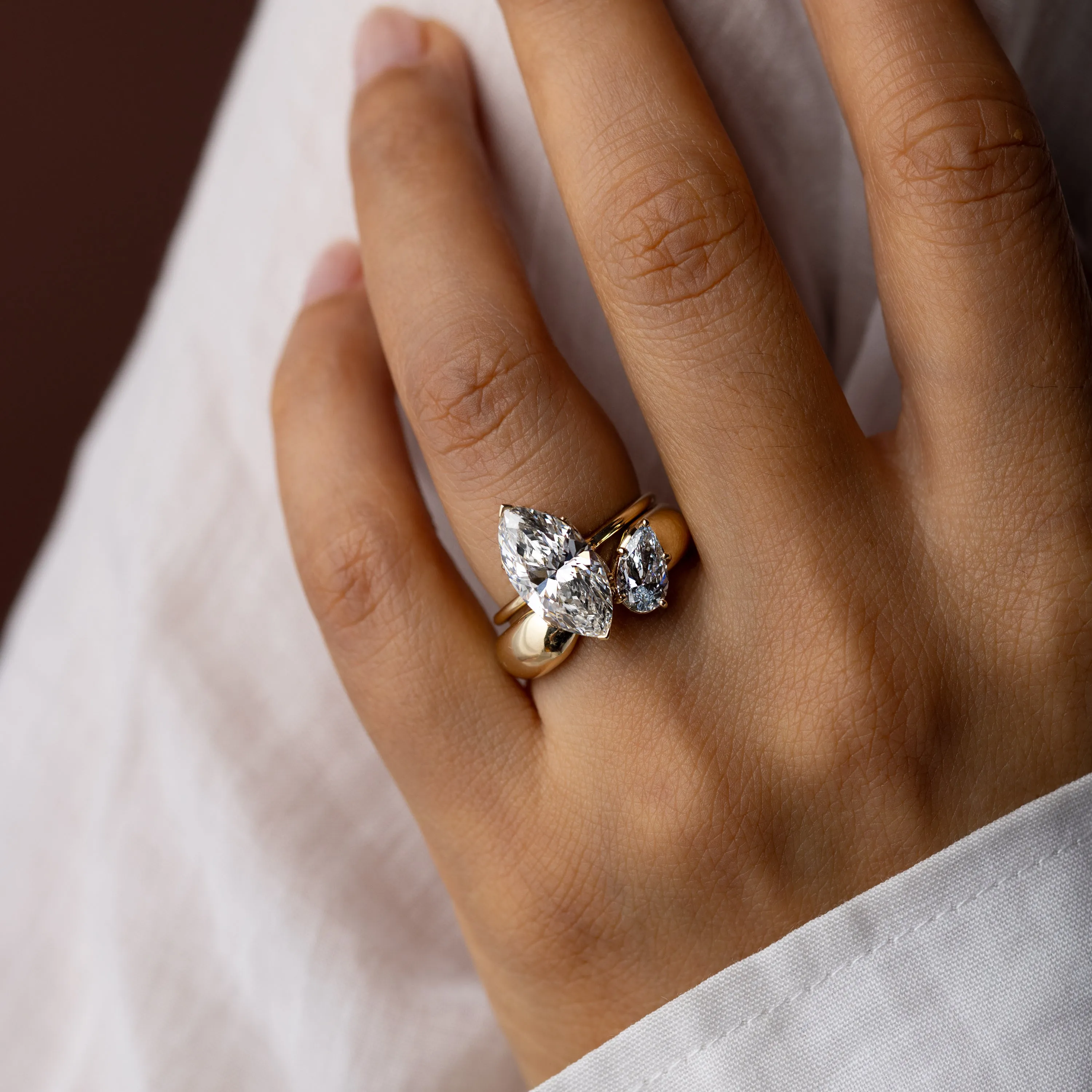 Allusion Ring, Marquise Cut