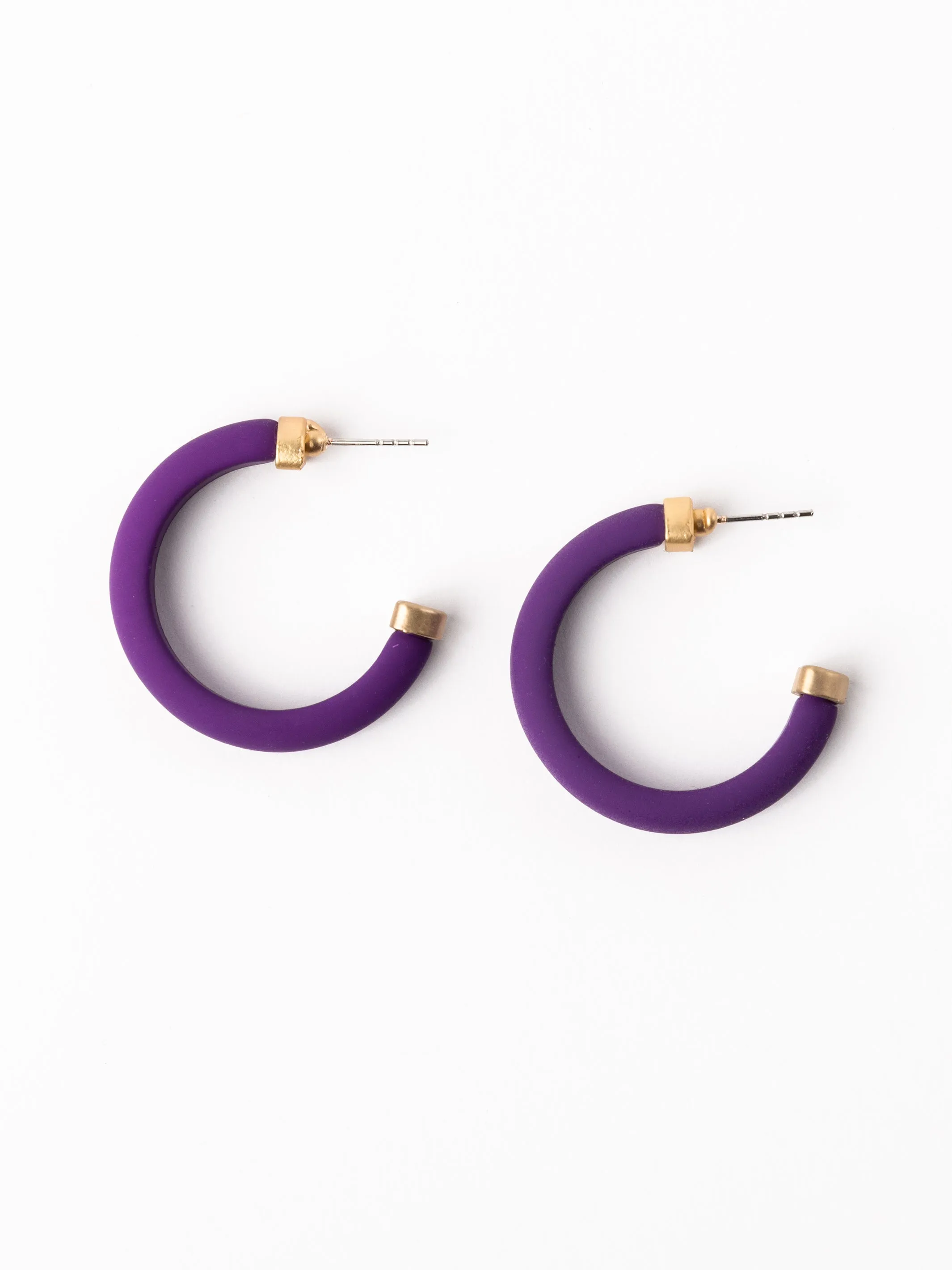 Amanda Earrings | Purple