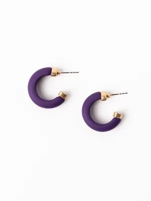 Amanda Earrings | Purple