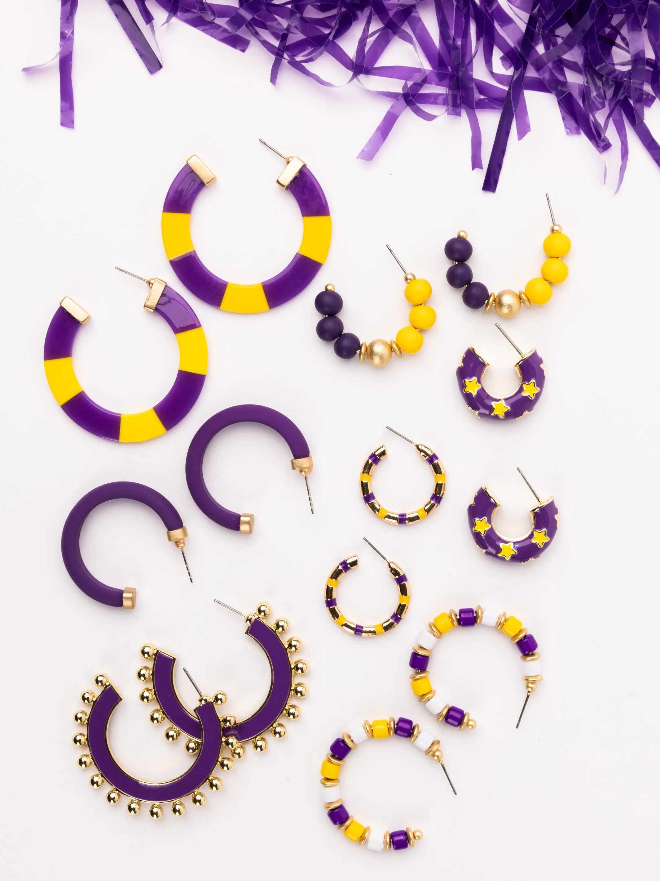 Amanda Earrings | Purple