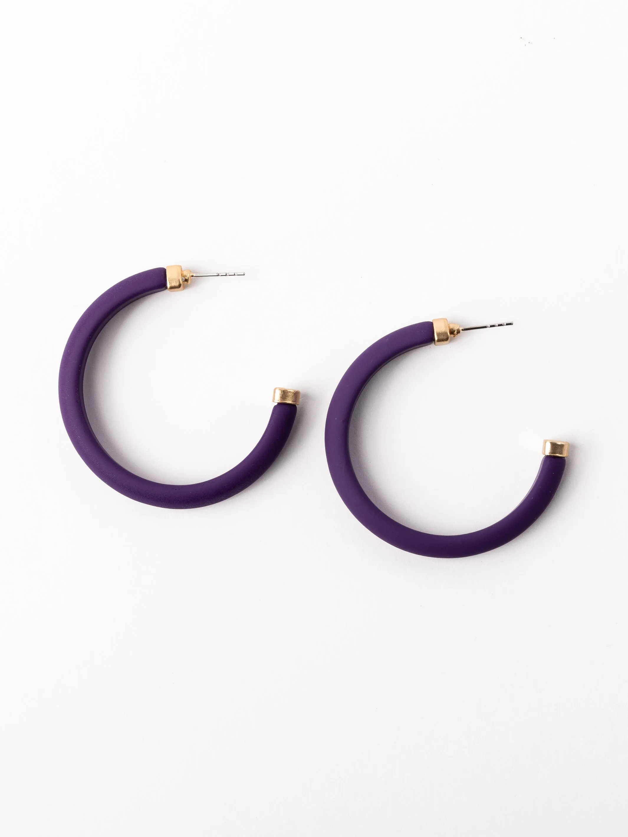 Amanda Earrings | Purple