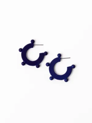 Astrid Earrings | Blue   Orange