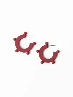 Astrid Earrings | Crimson