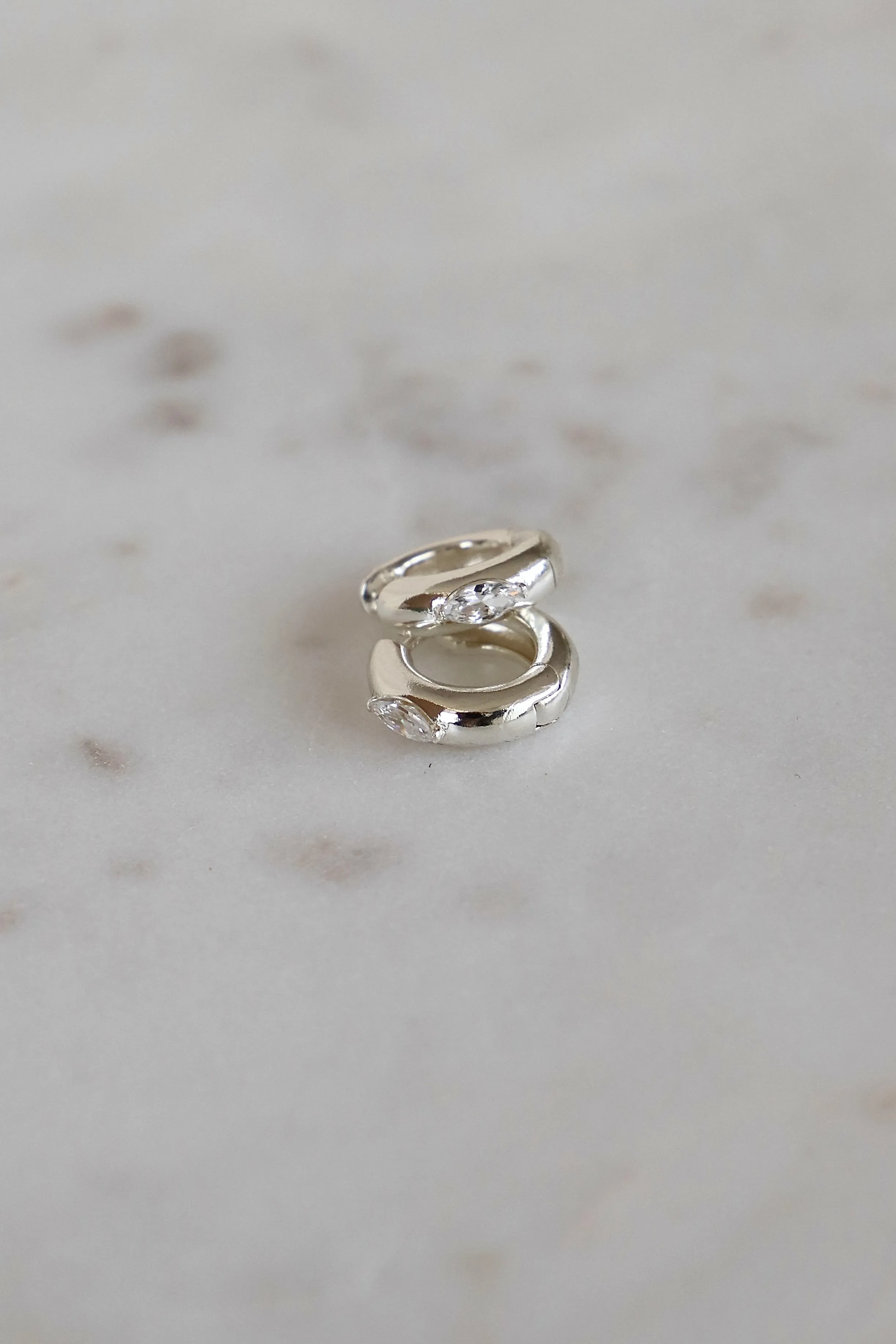 AURUM SILVER HOOPS