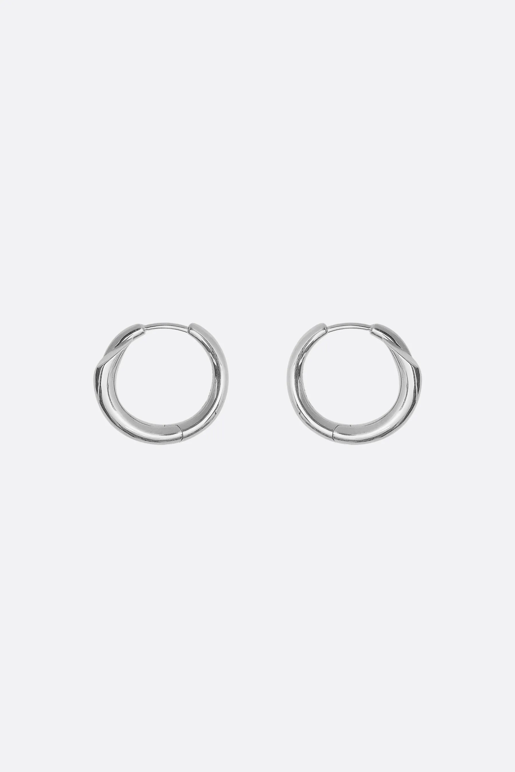 Biseau hoop earrings