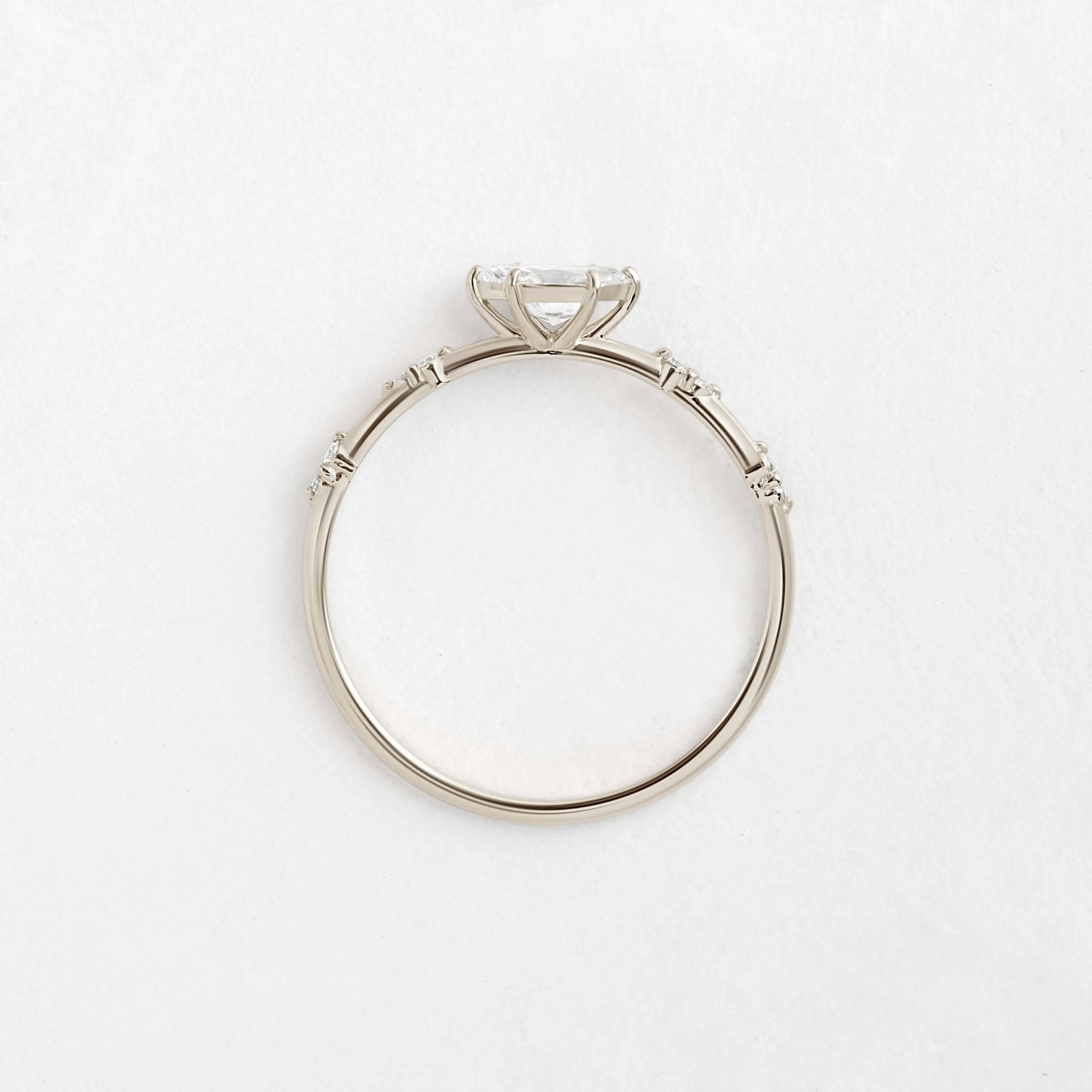 Bright Side Ring, Marquise Cut