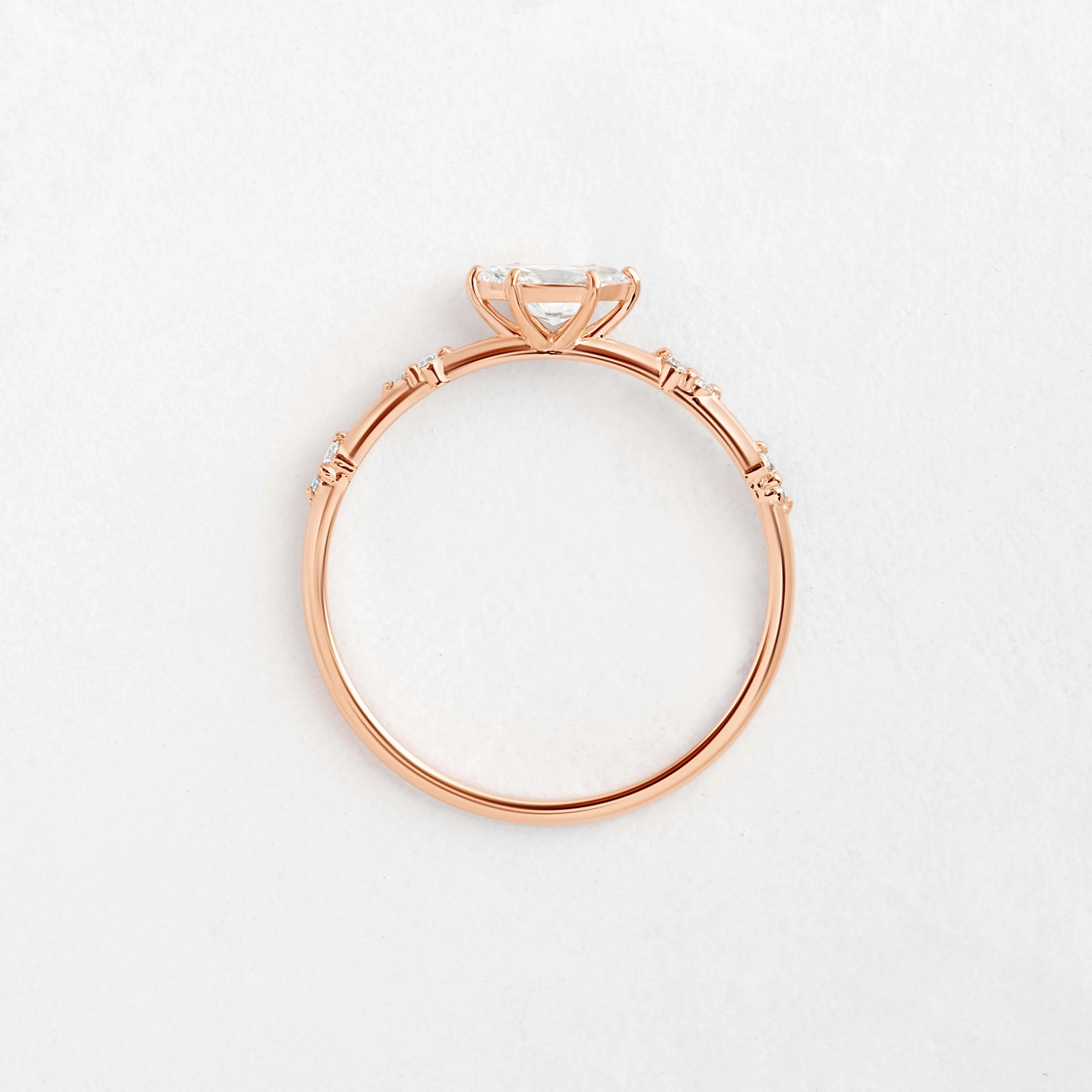 Bright Side Ring, Marquise Cut