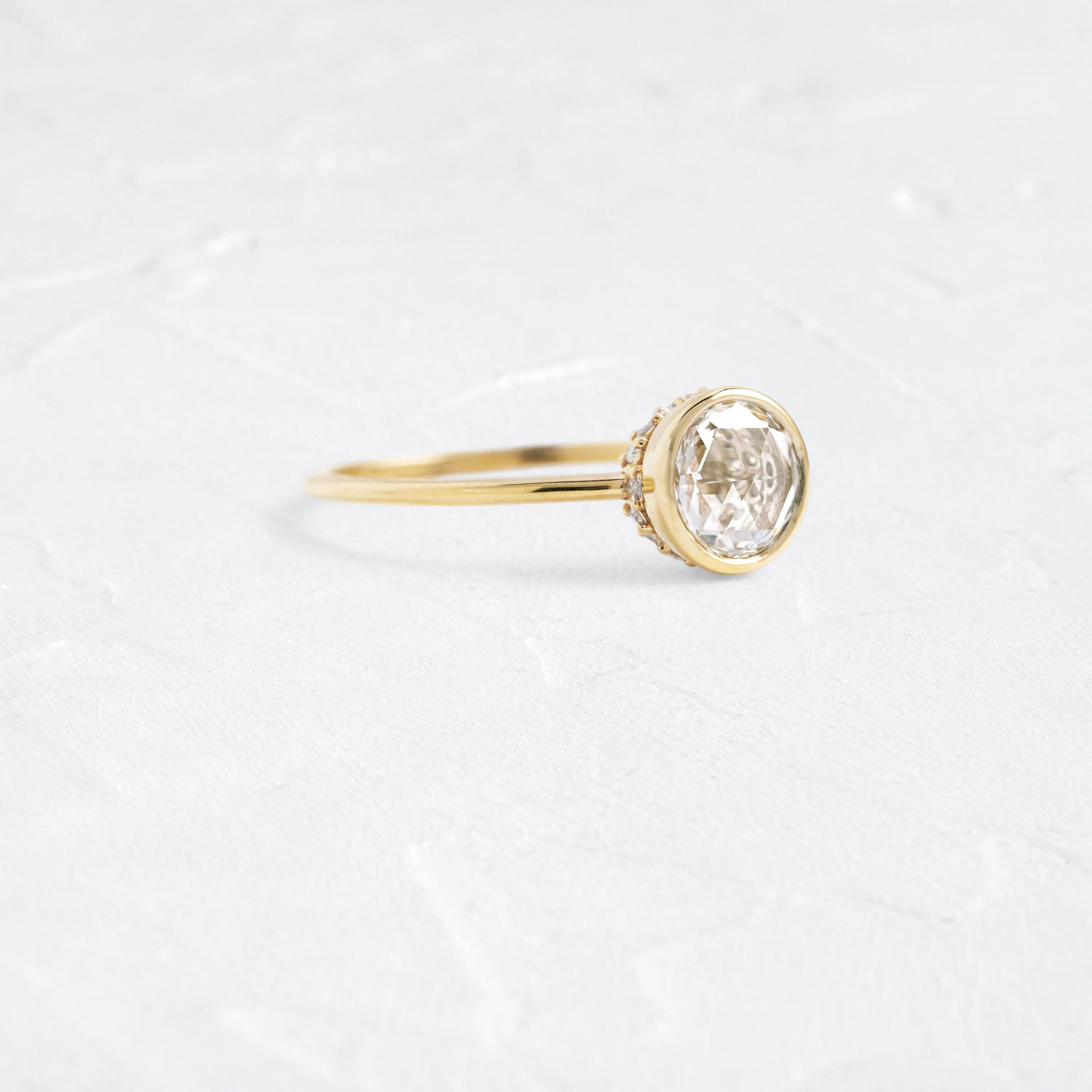 Caldera Ring, 0.47ct. Natural Rose Cut