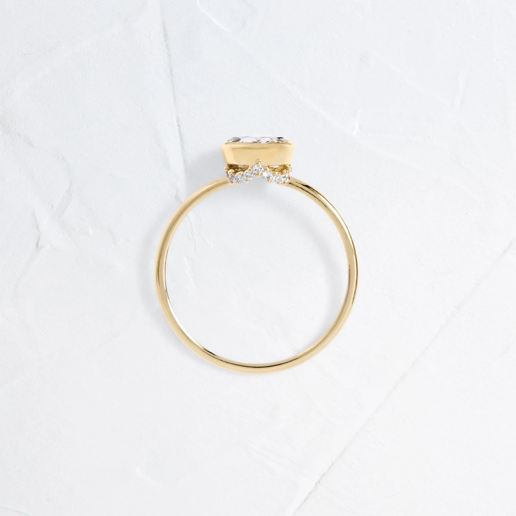 Caldera Ring, 0.47ct. Natural Rose Cut