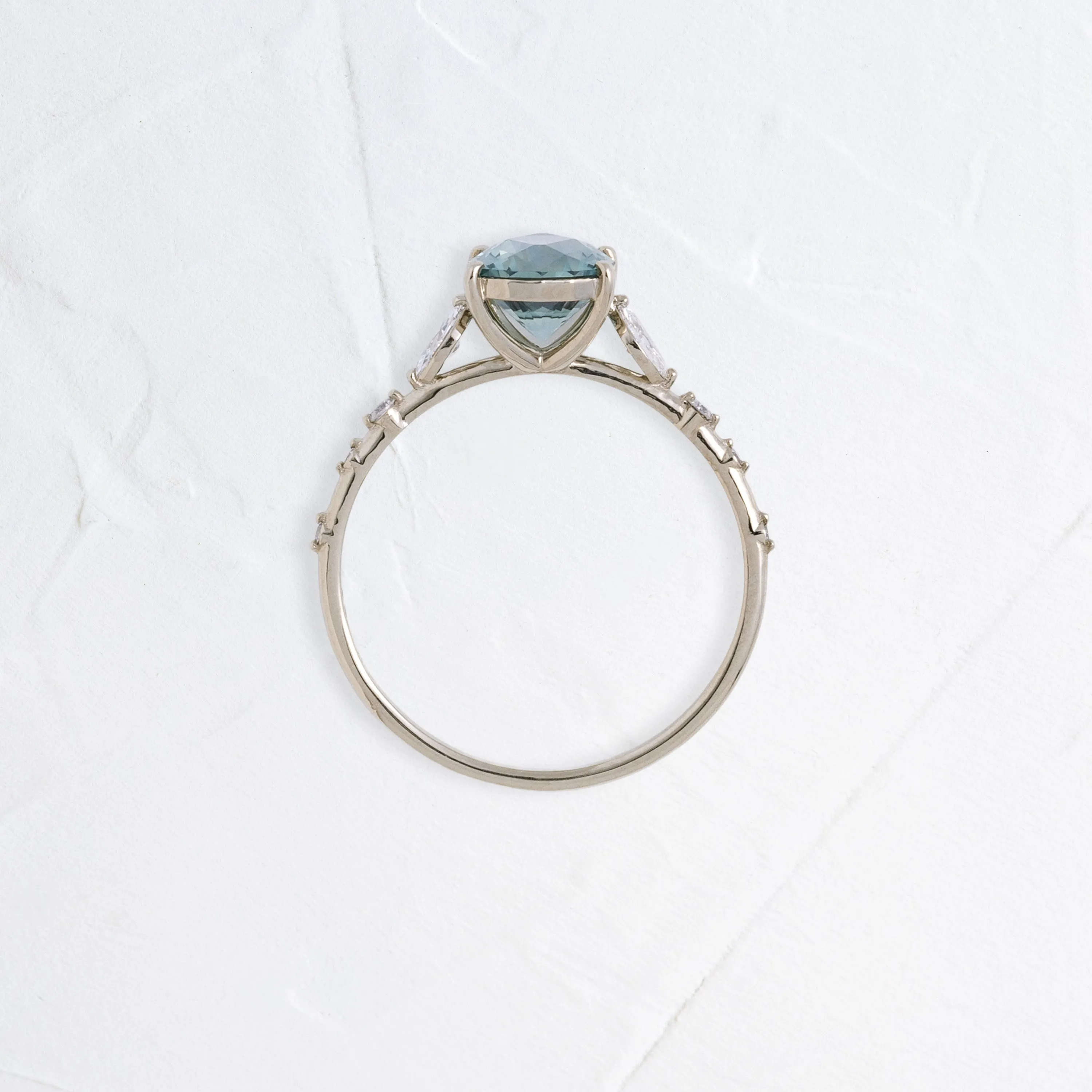 Chorus Ring, 1.54ct. Blue Montana Sapphire