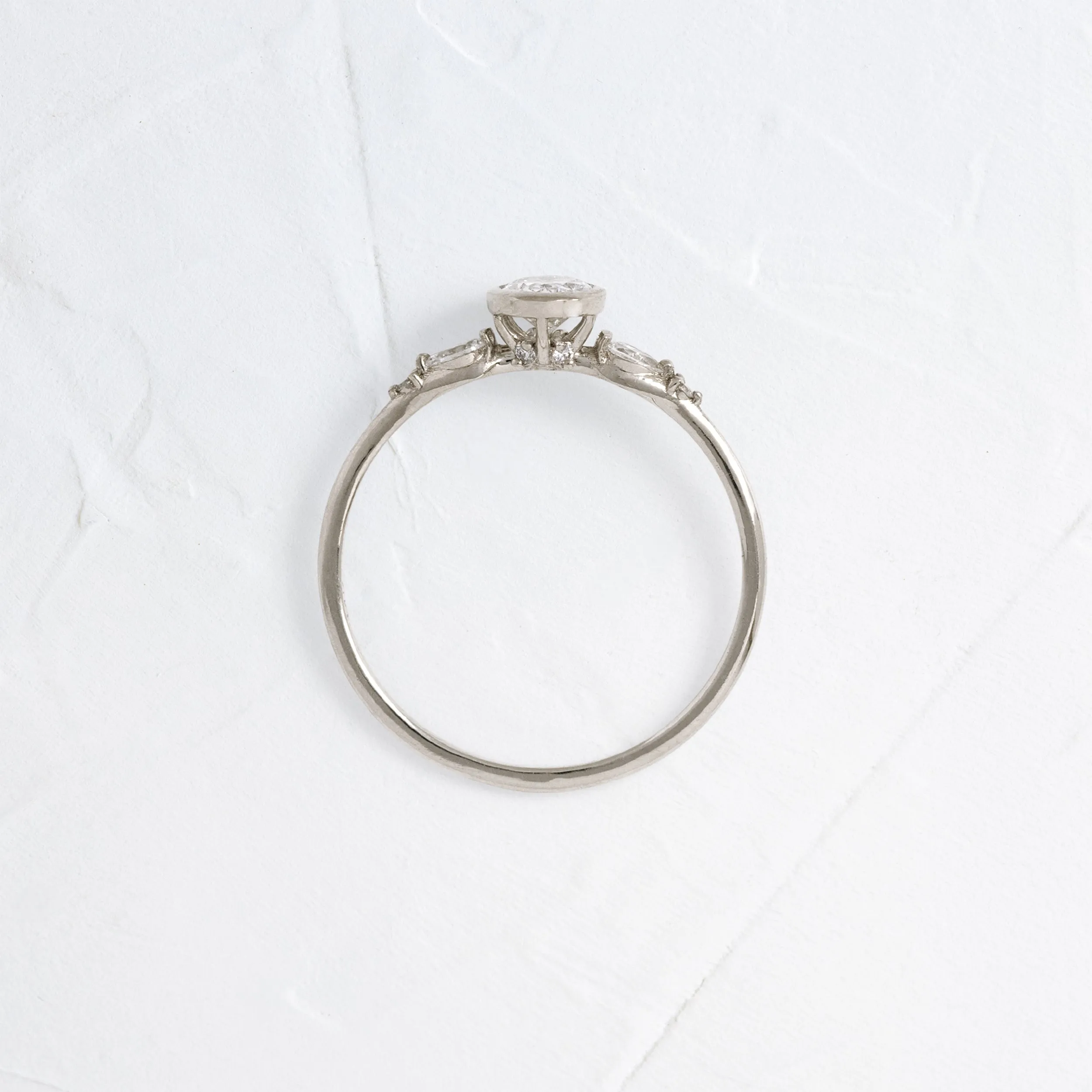 Circlet Ring, 0.4ct. Natural Oval Cut - OOS