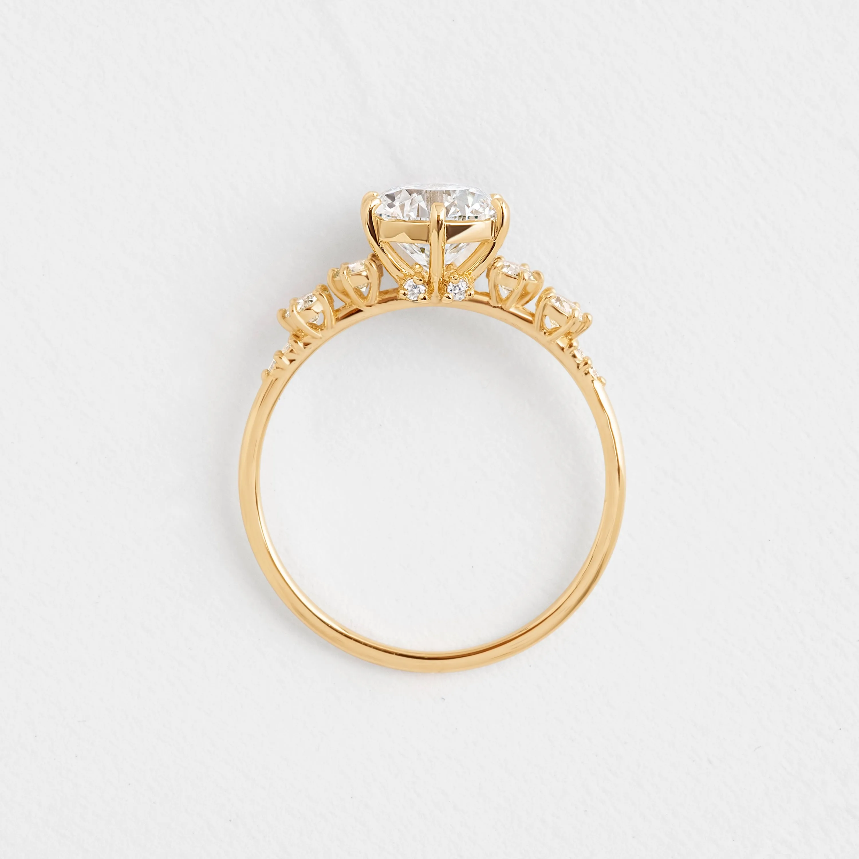 Coda Ring, Round Cut