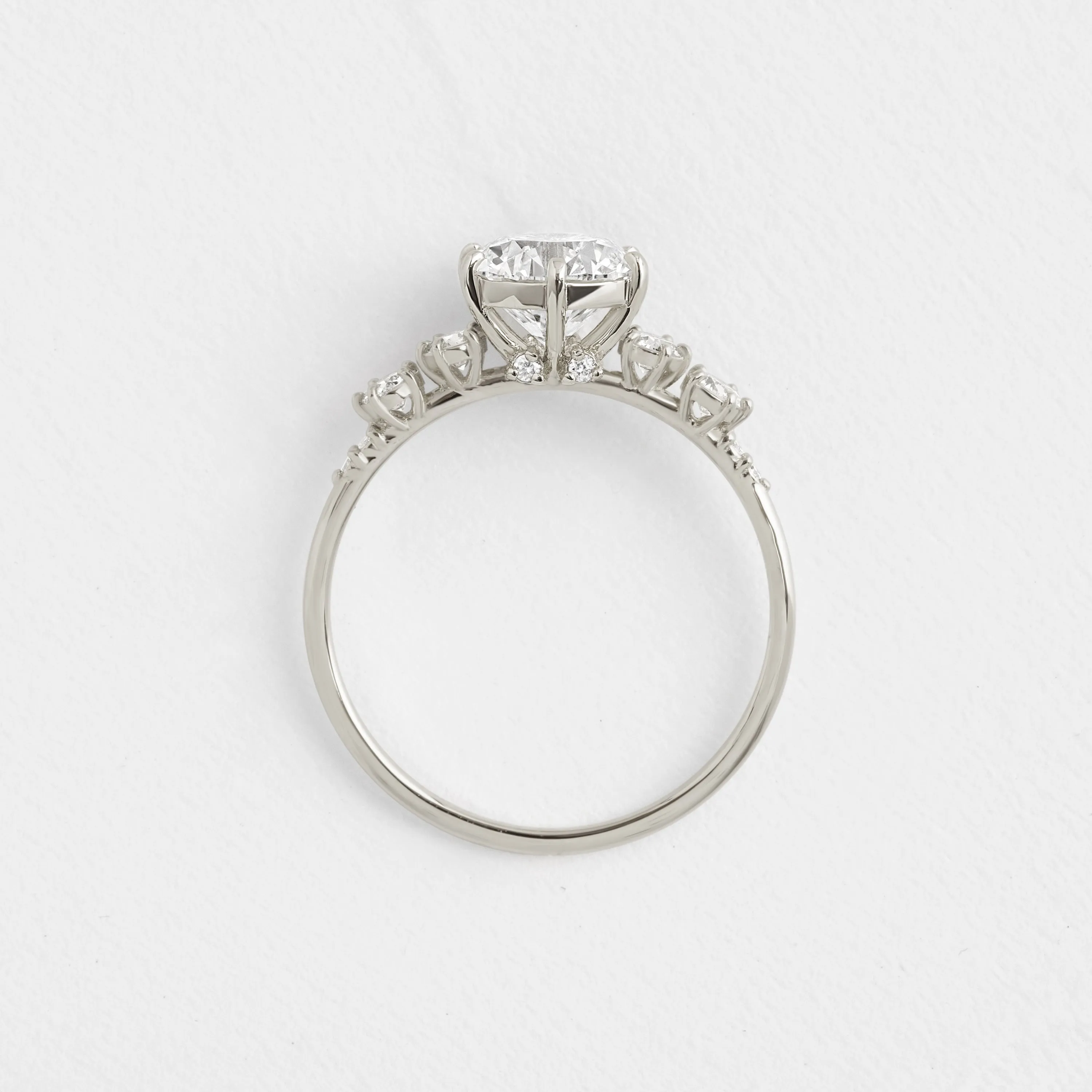 Coda Ring, Round Cut
