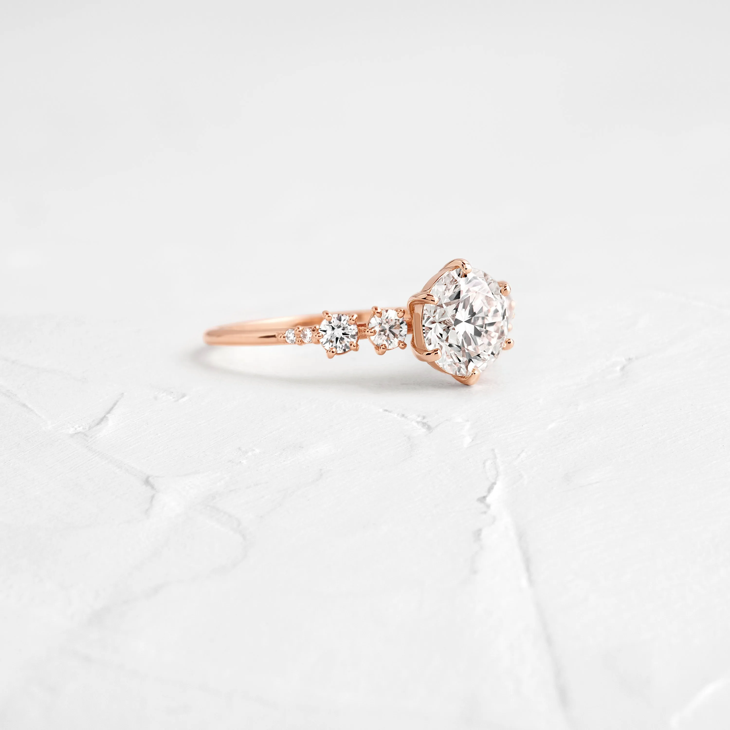 Coda Ring, Round Cut