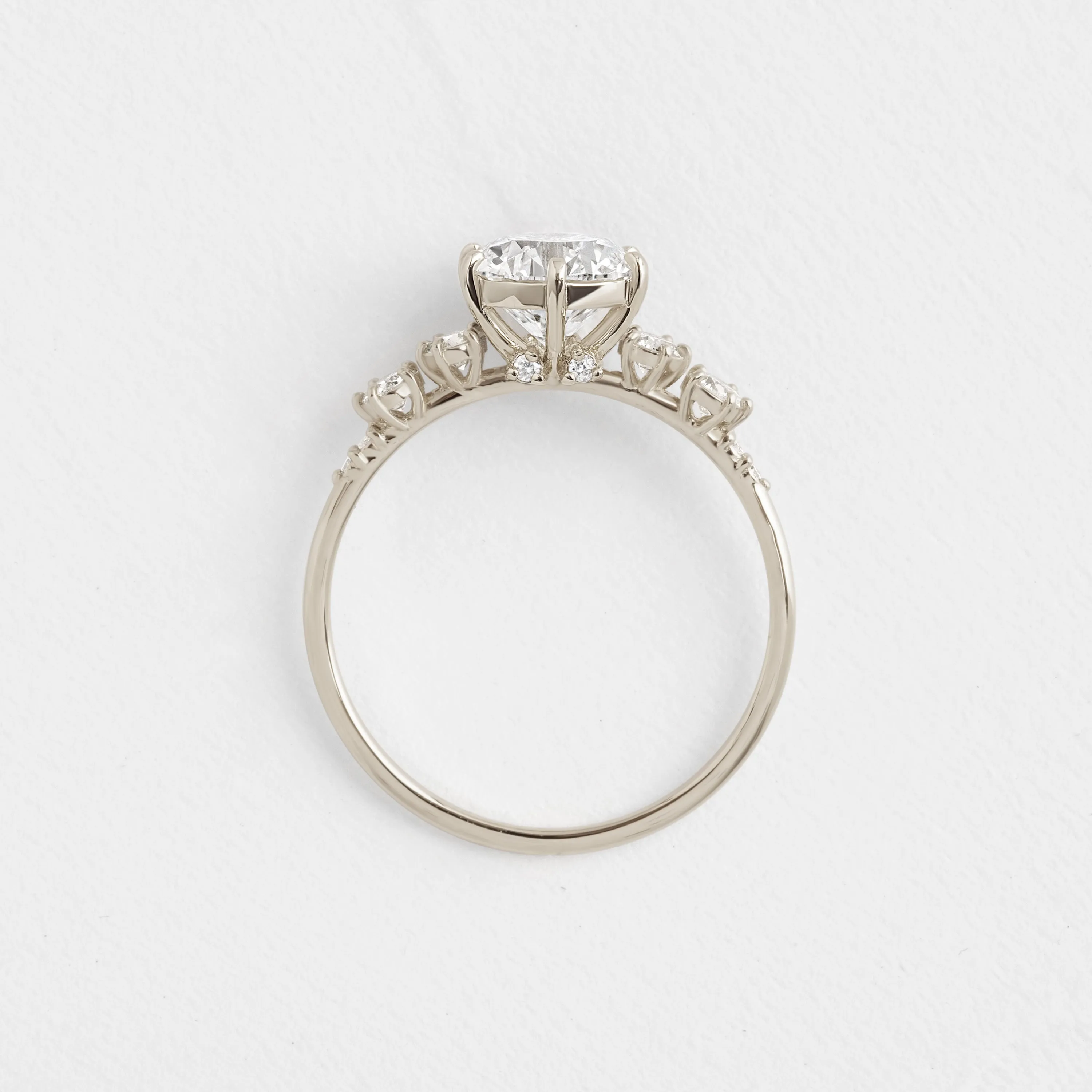 Coda Ring, Round Cut