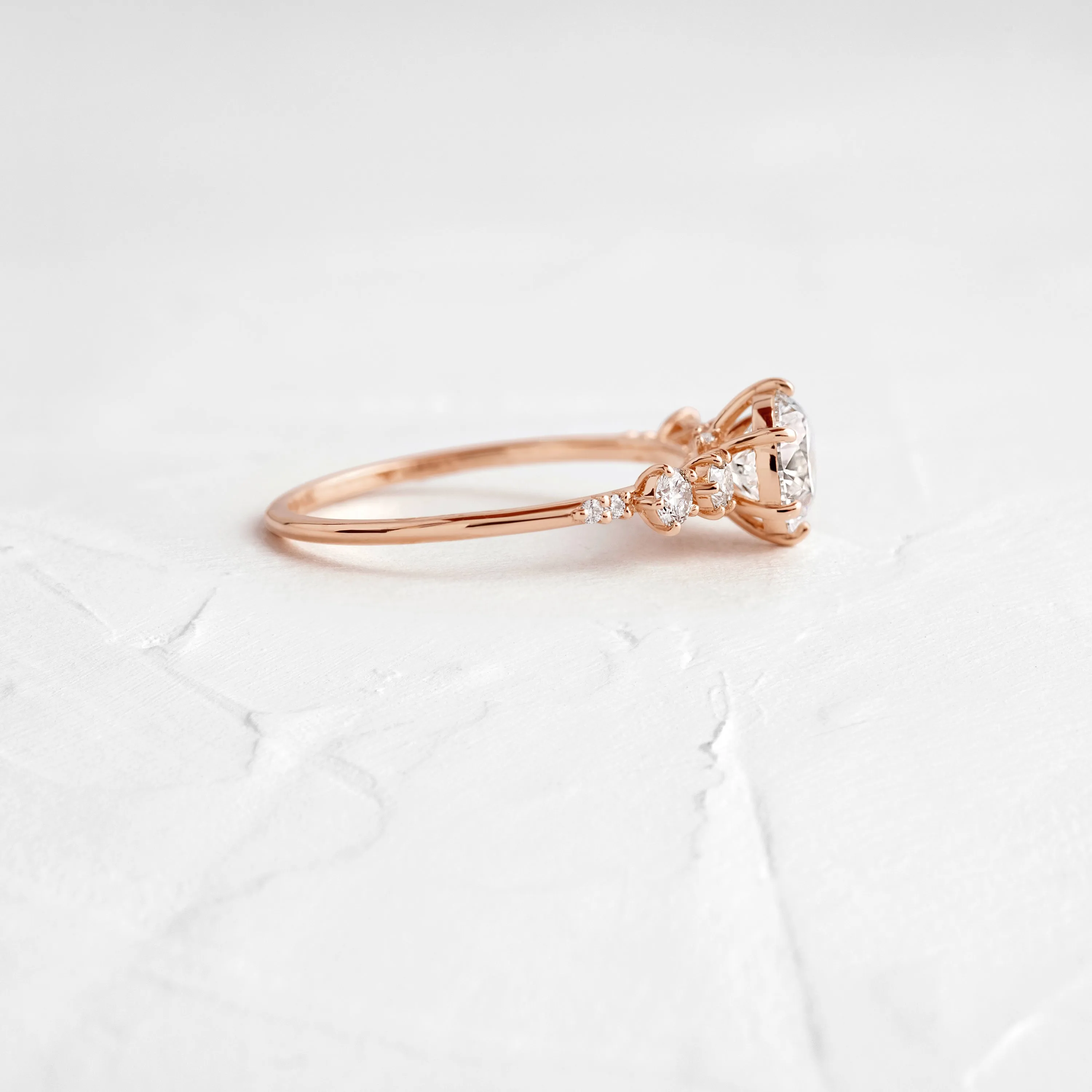Coda Ring, Round Cut