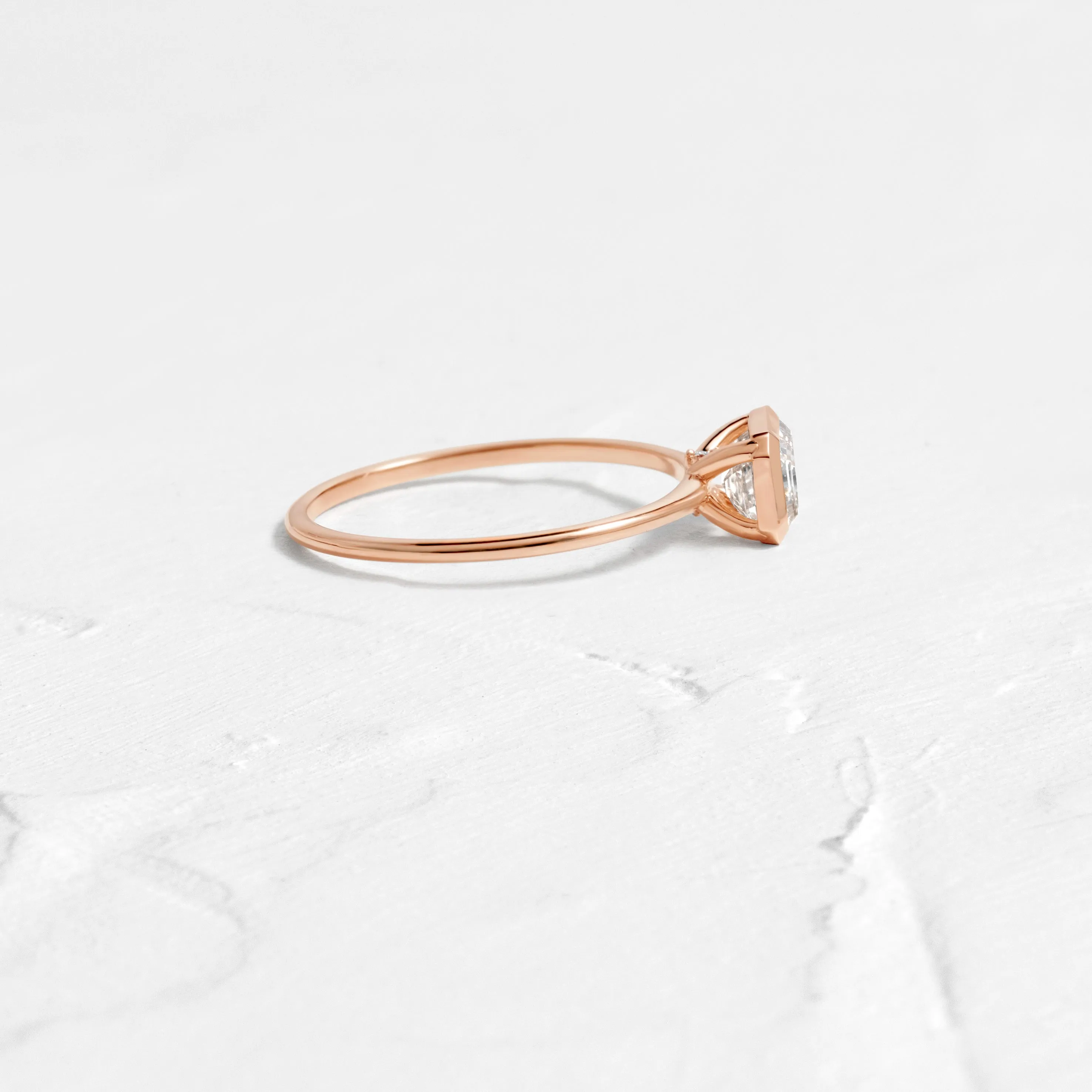 Construct Ring, Emerald Cut