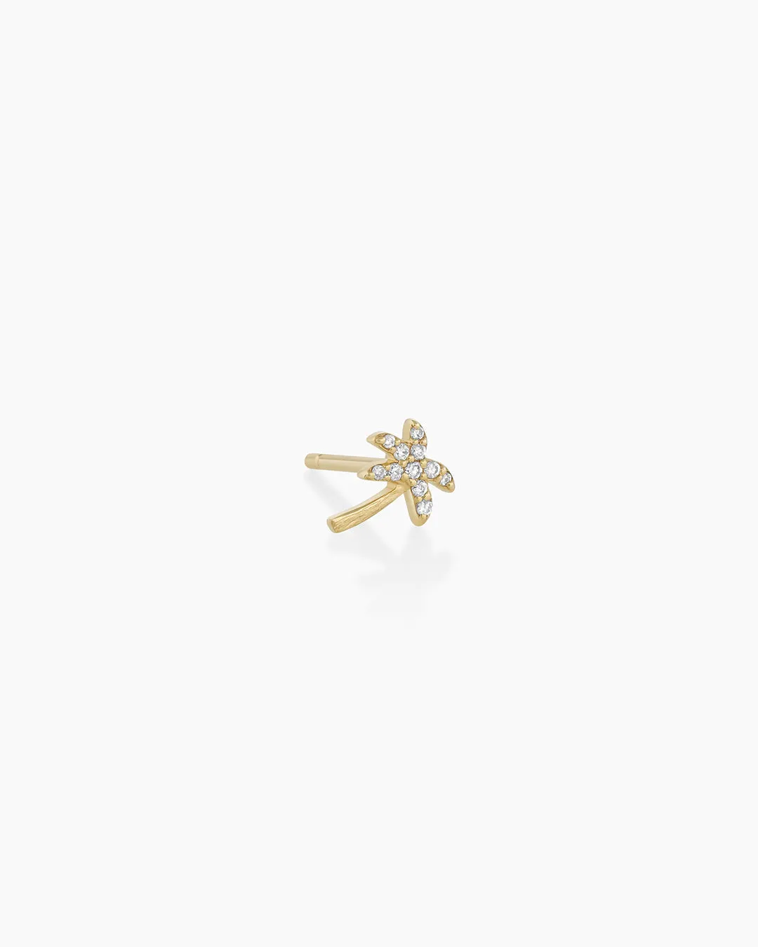 Diamond Palm Single Stud