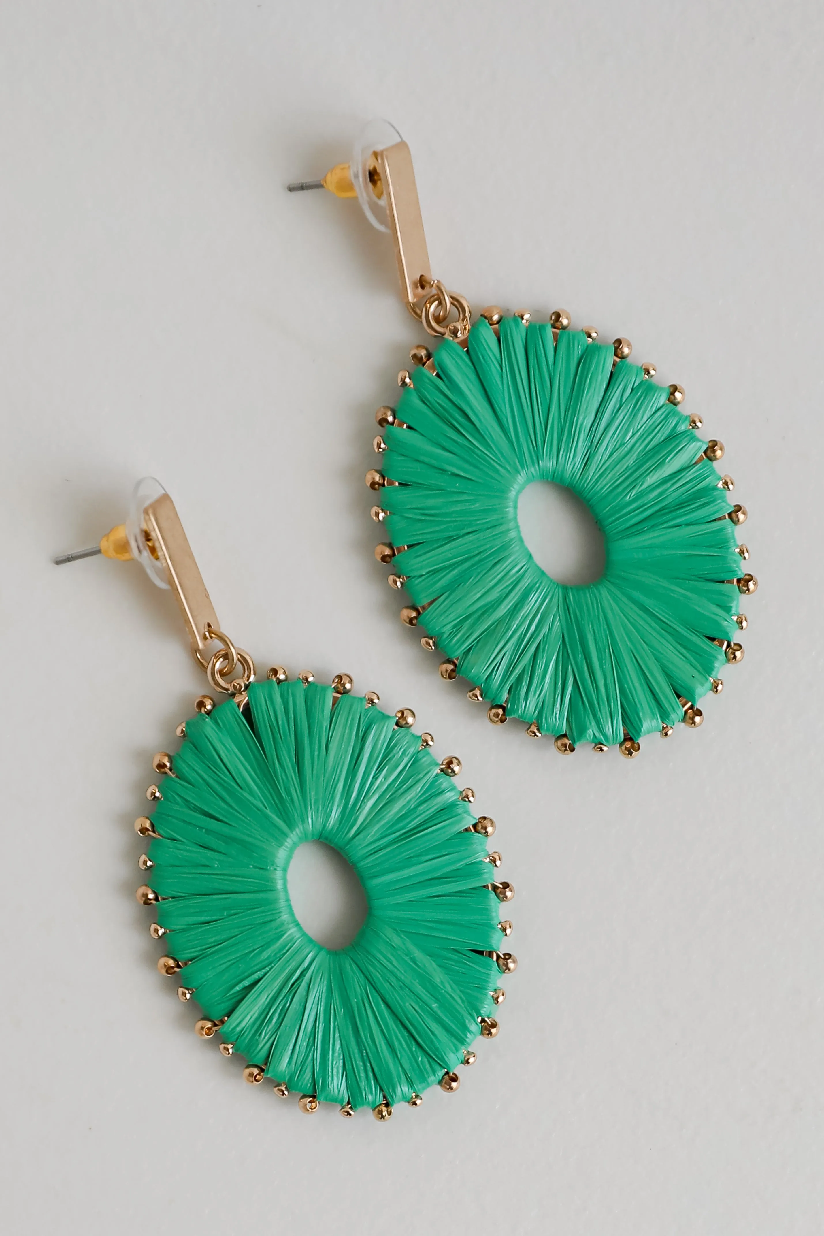 FINAL SALE - Aspen Straw Statement Earrings