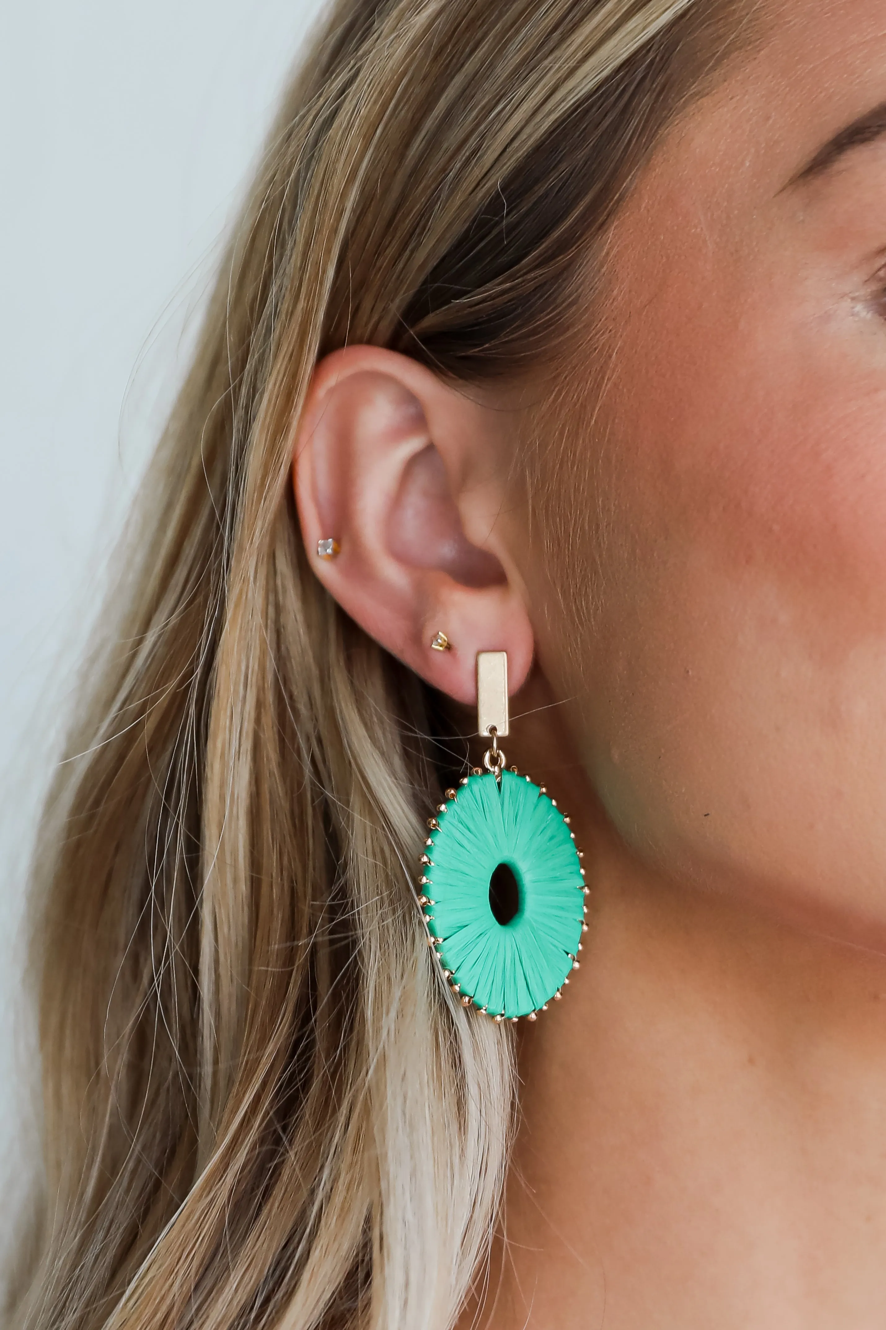 FINAL SALE - Aspen Straw Statement Earrings