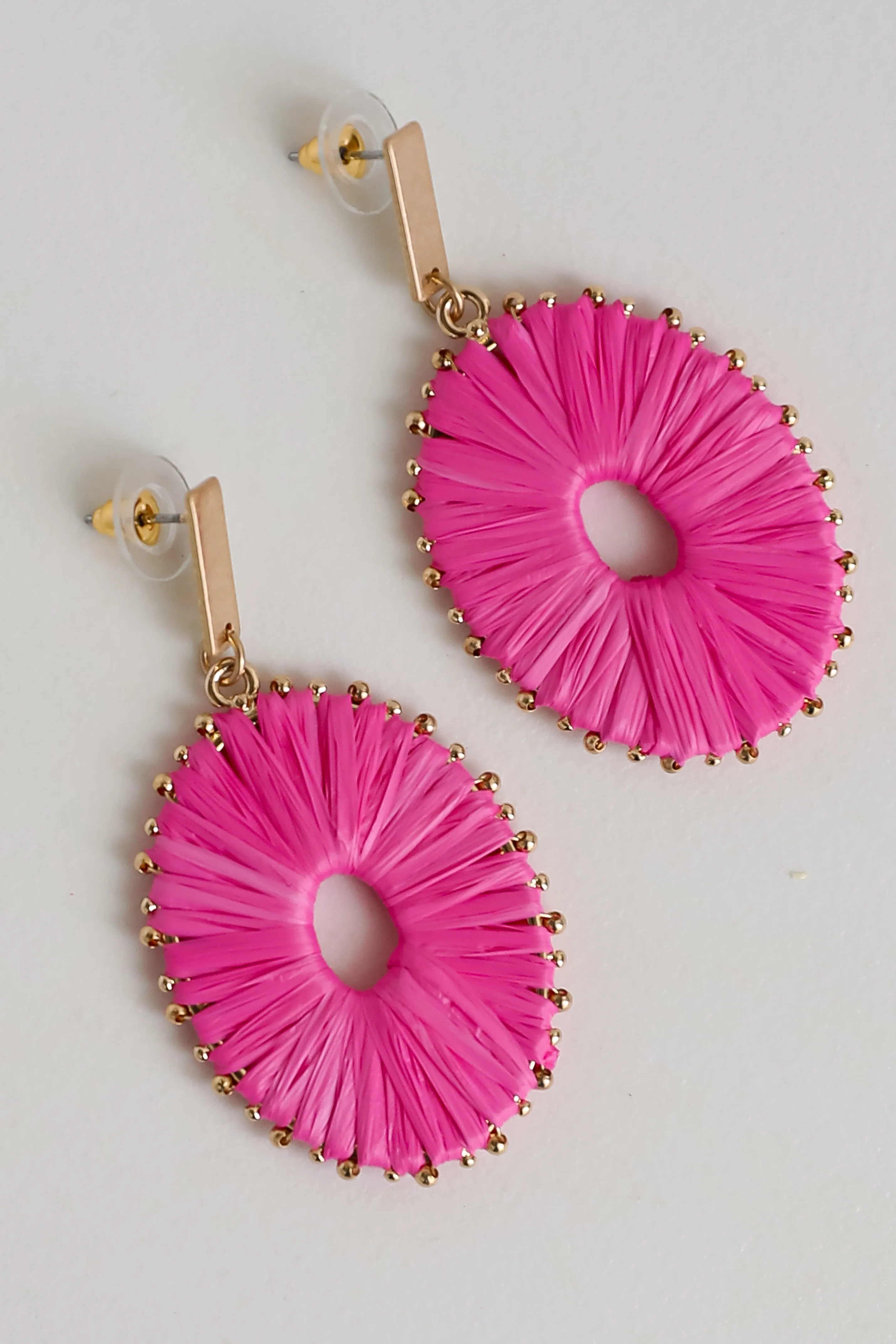 FINAL SALE - Aspen Straw Statement Earrings