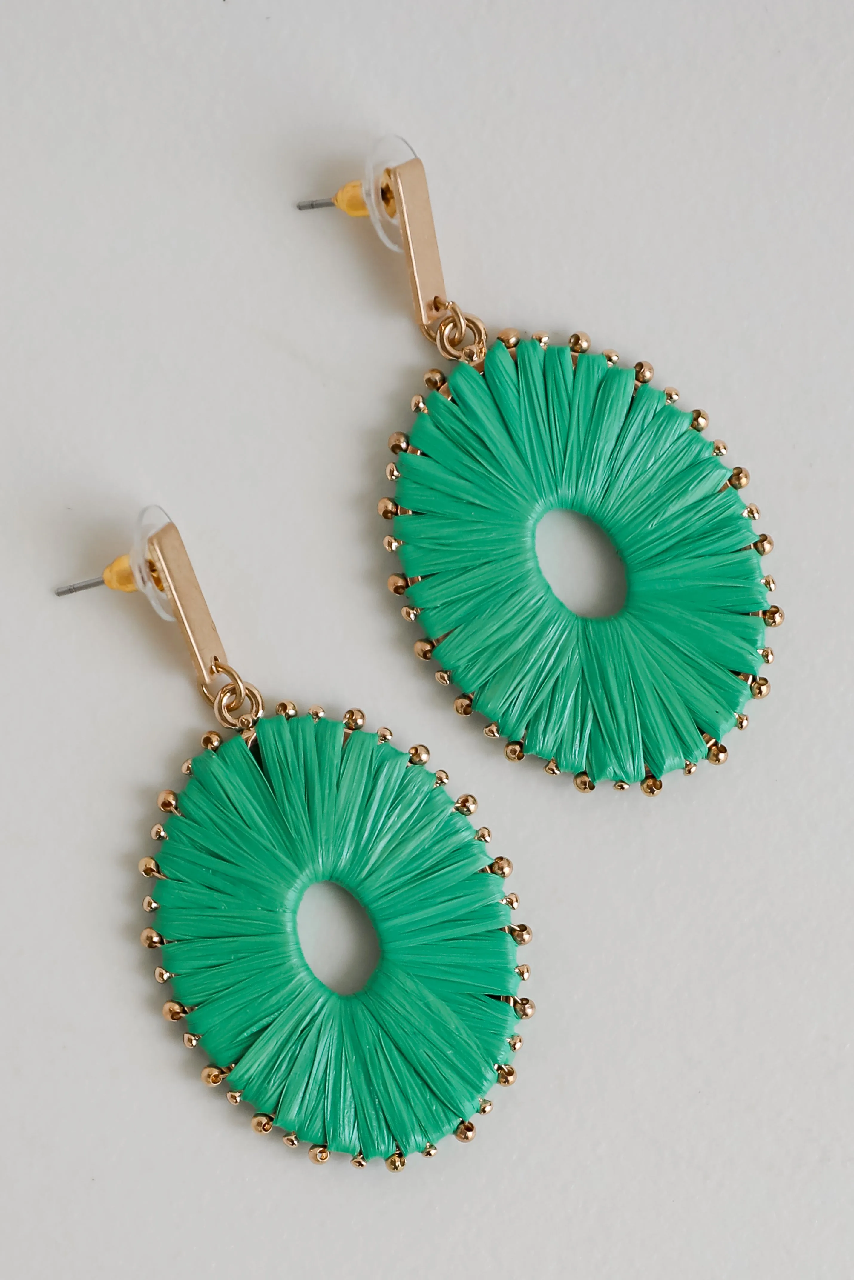 FINAL SALE - Aspen Straw Statement Earrings