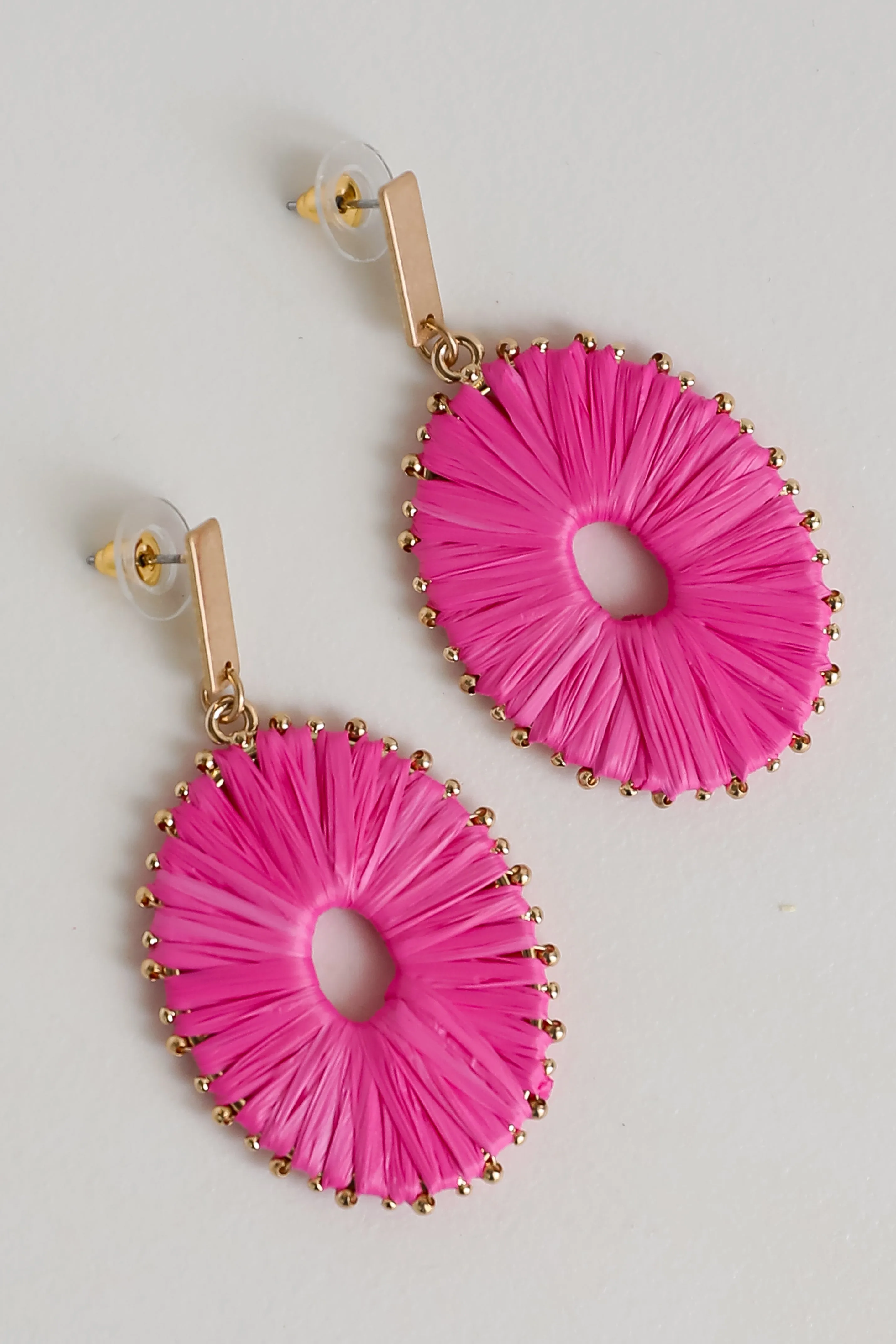 FINAL SALE - Aspen Straw Statement Earrings