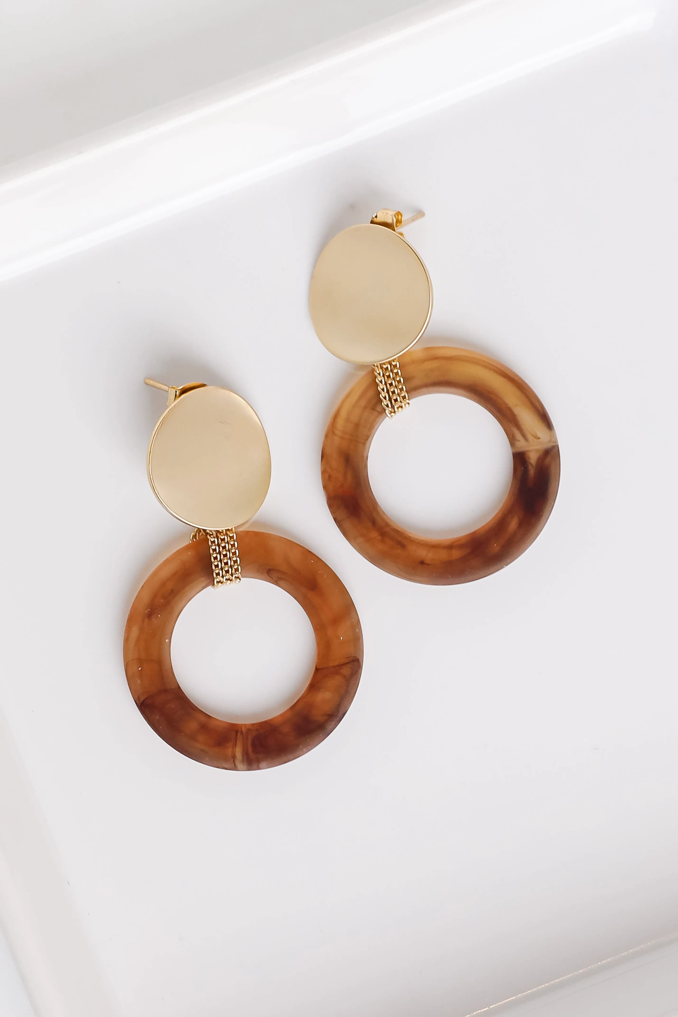FINAL SALE - Marley Acrylic Drop Earrings