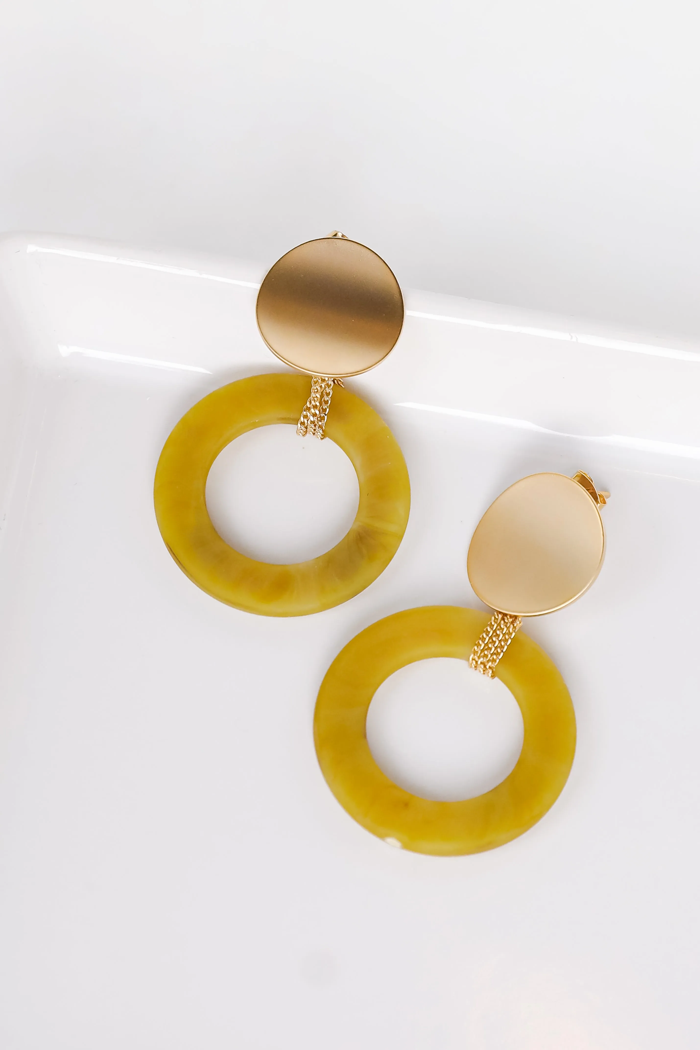 FINAL SALE - Marley Acrylic Drop Earrings