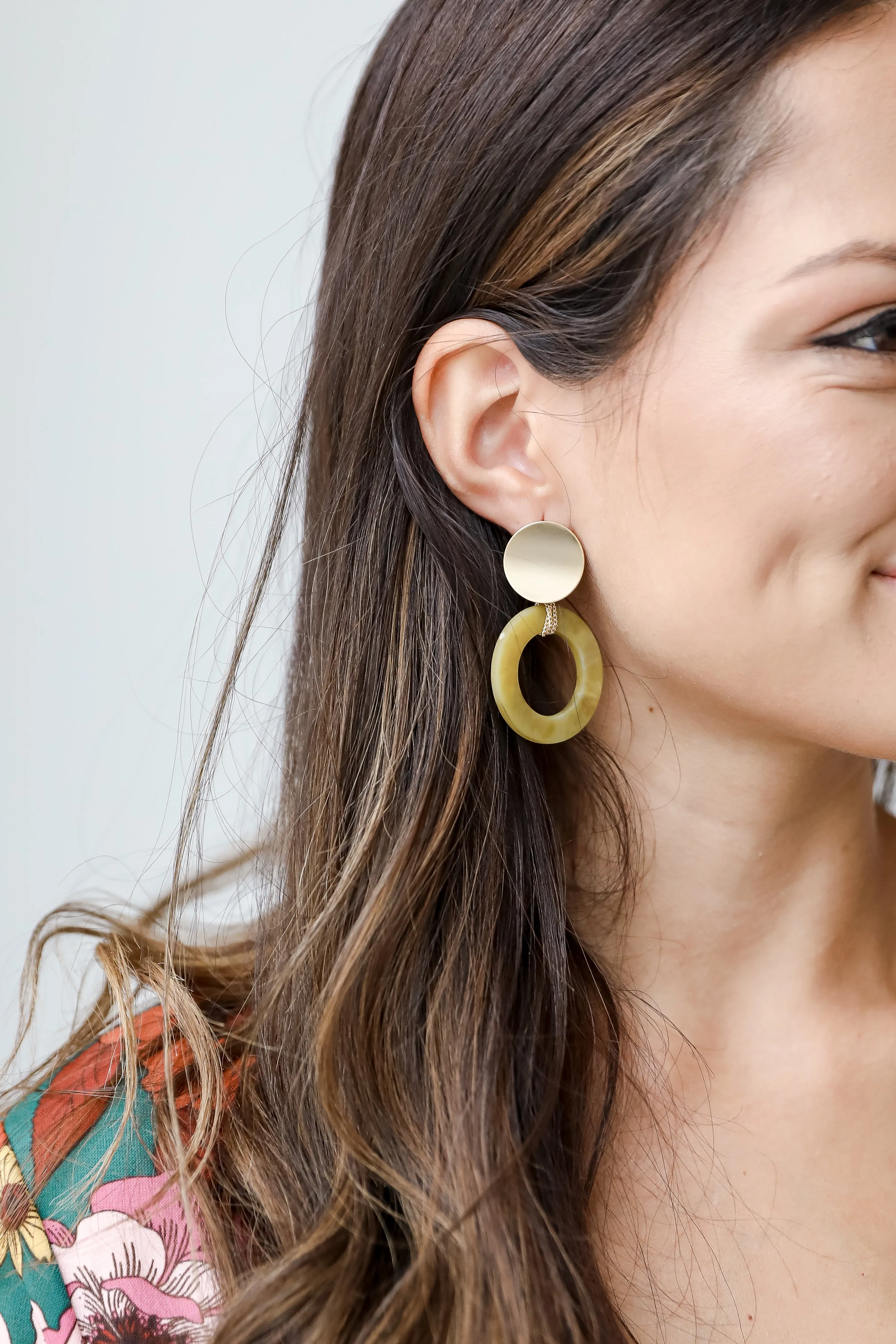 FINAL SALE - Marley Acrylic Drop Earrings