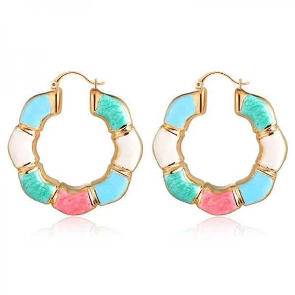 Hoop Earrings Jewelry New Years Gift