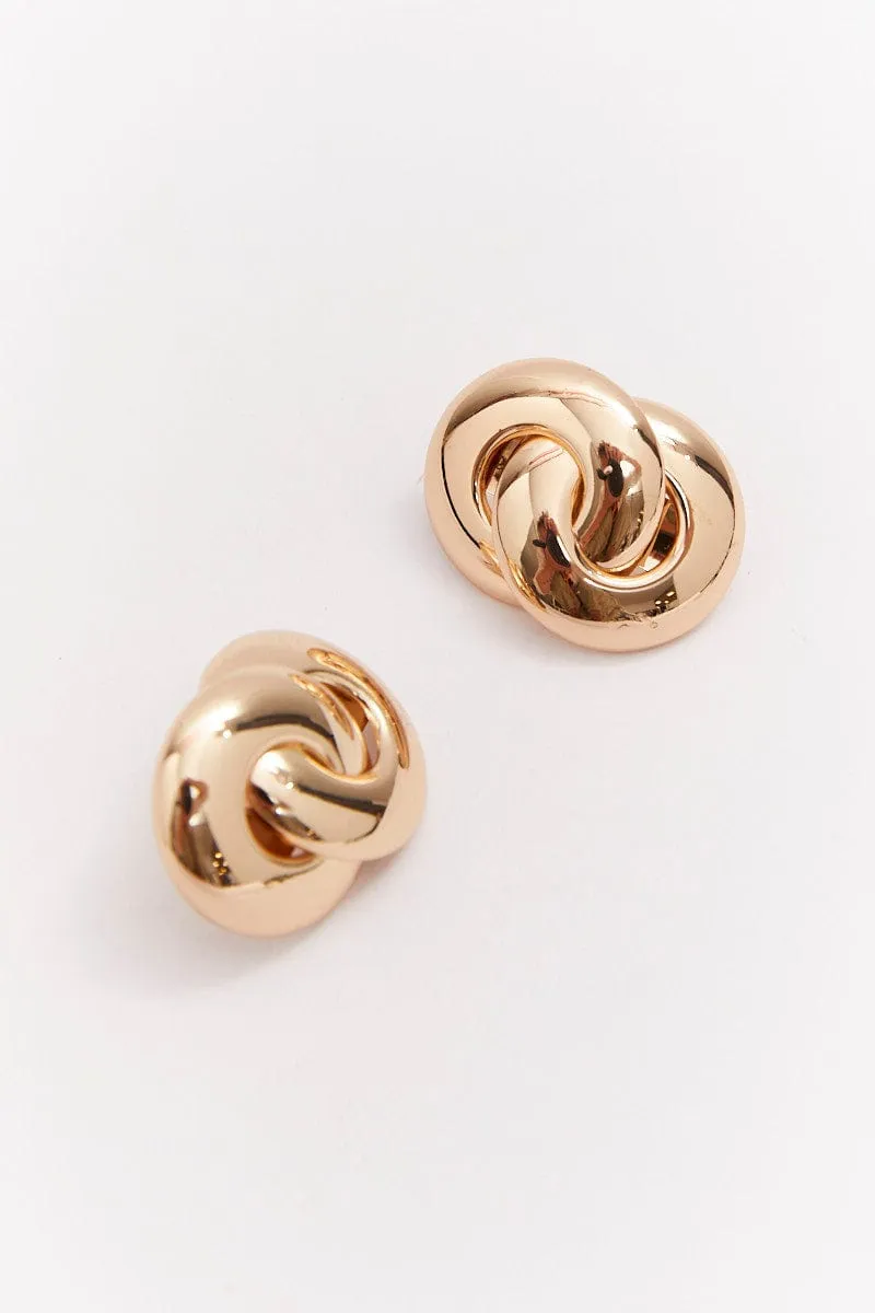 Linked Stud Earrings