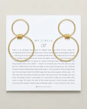 My Circle Statement Earrings