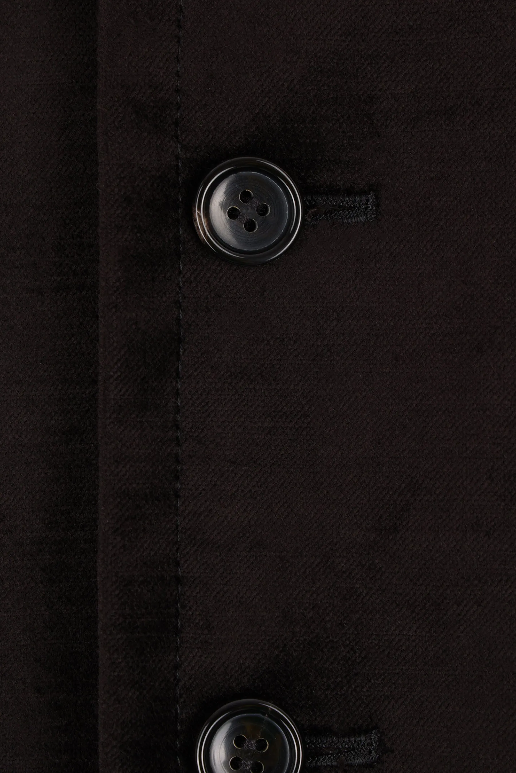 oversize velvet and stretch cady vest