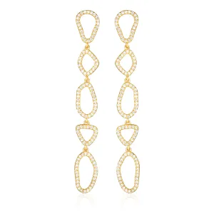 Paola Drop Earrings Gold