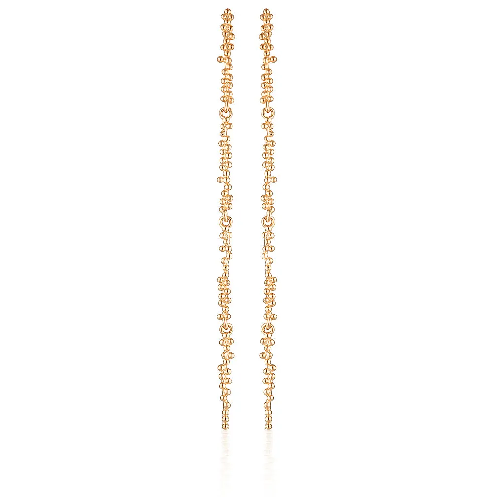 Paros Drop Earrings Rose Gold